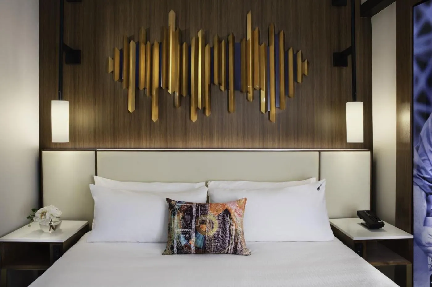 Bed in Hard Rock Hotel New York