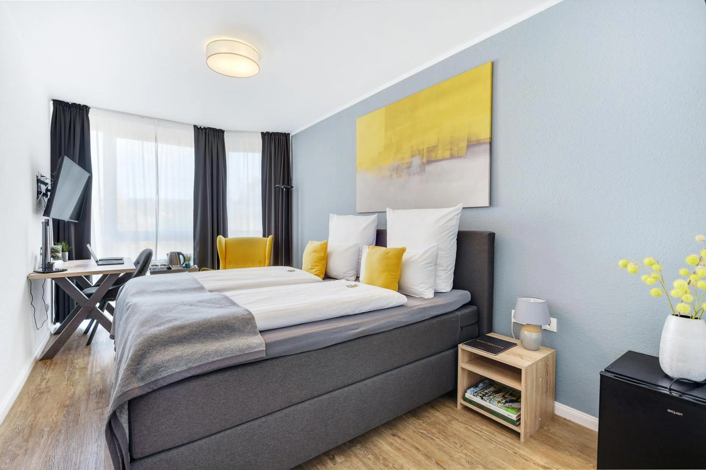 Photo of the whole room, Bed in Hotel Marktterrassen