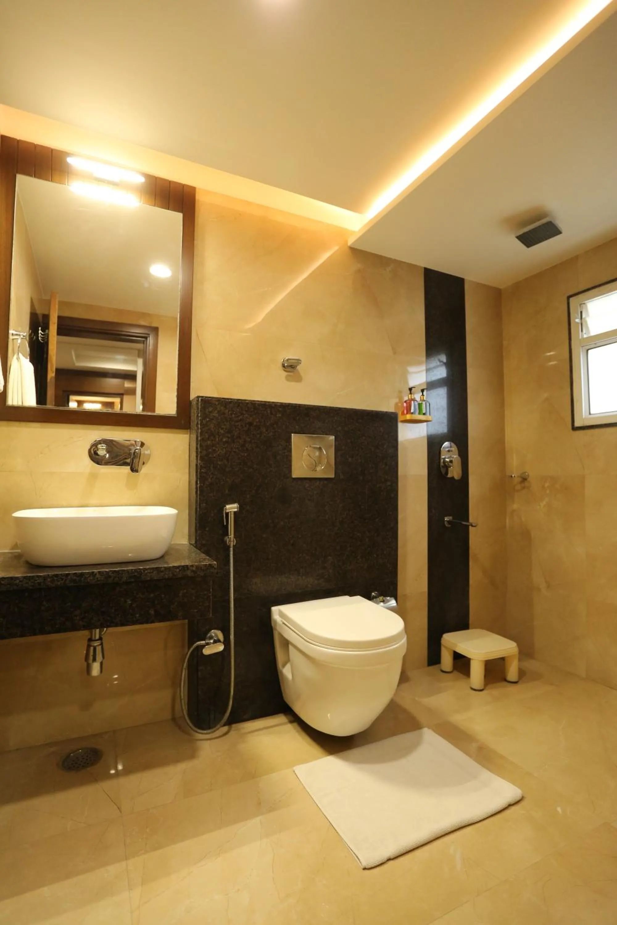 Bathroom in Pravasa hotel Indore