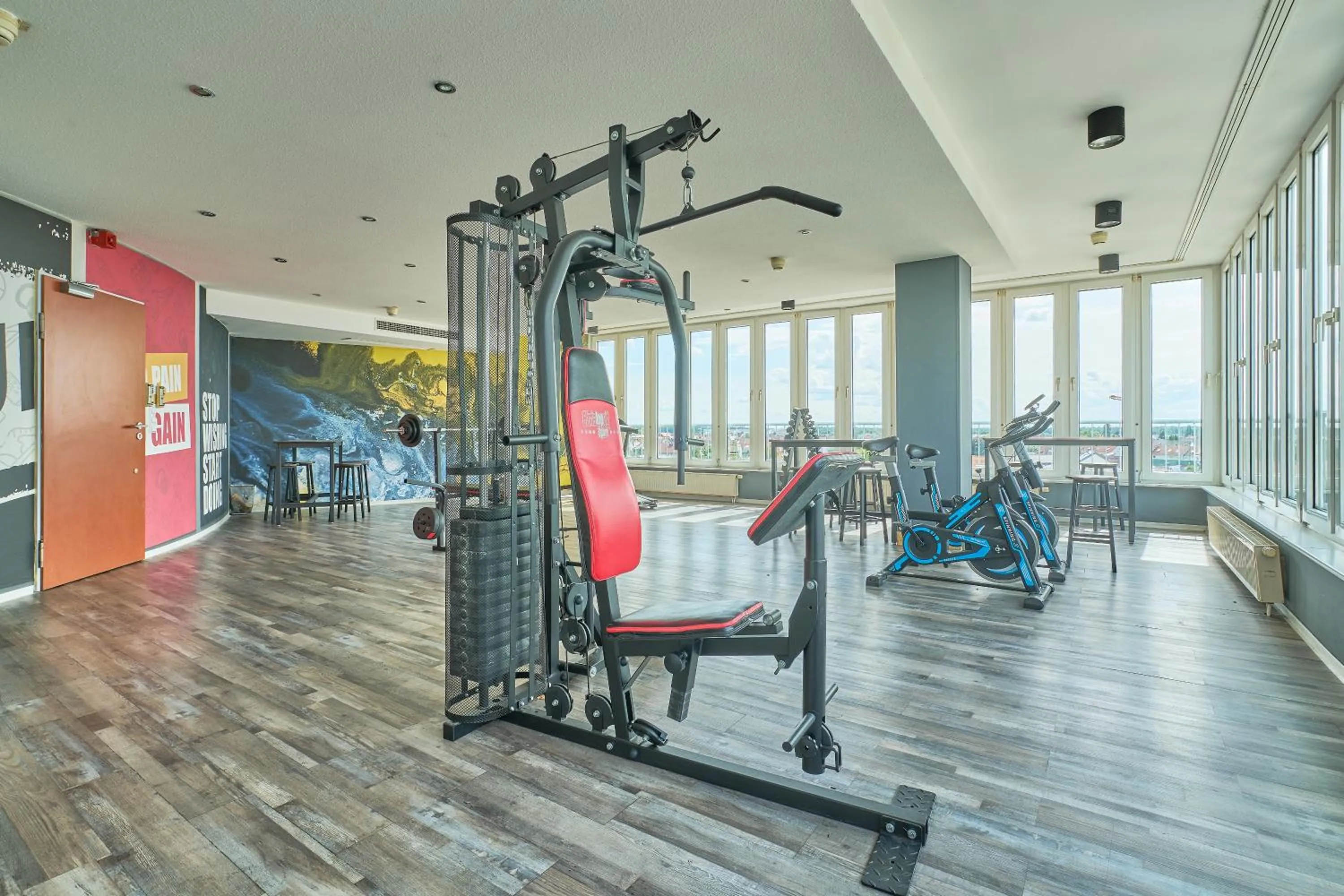 Fitness centre/facilities in eXo Square Heidelberg/Schwetzingen - by SuperFly Hotels