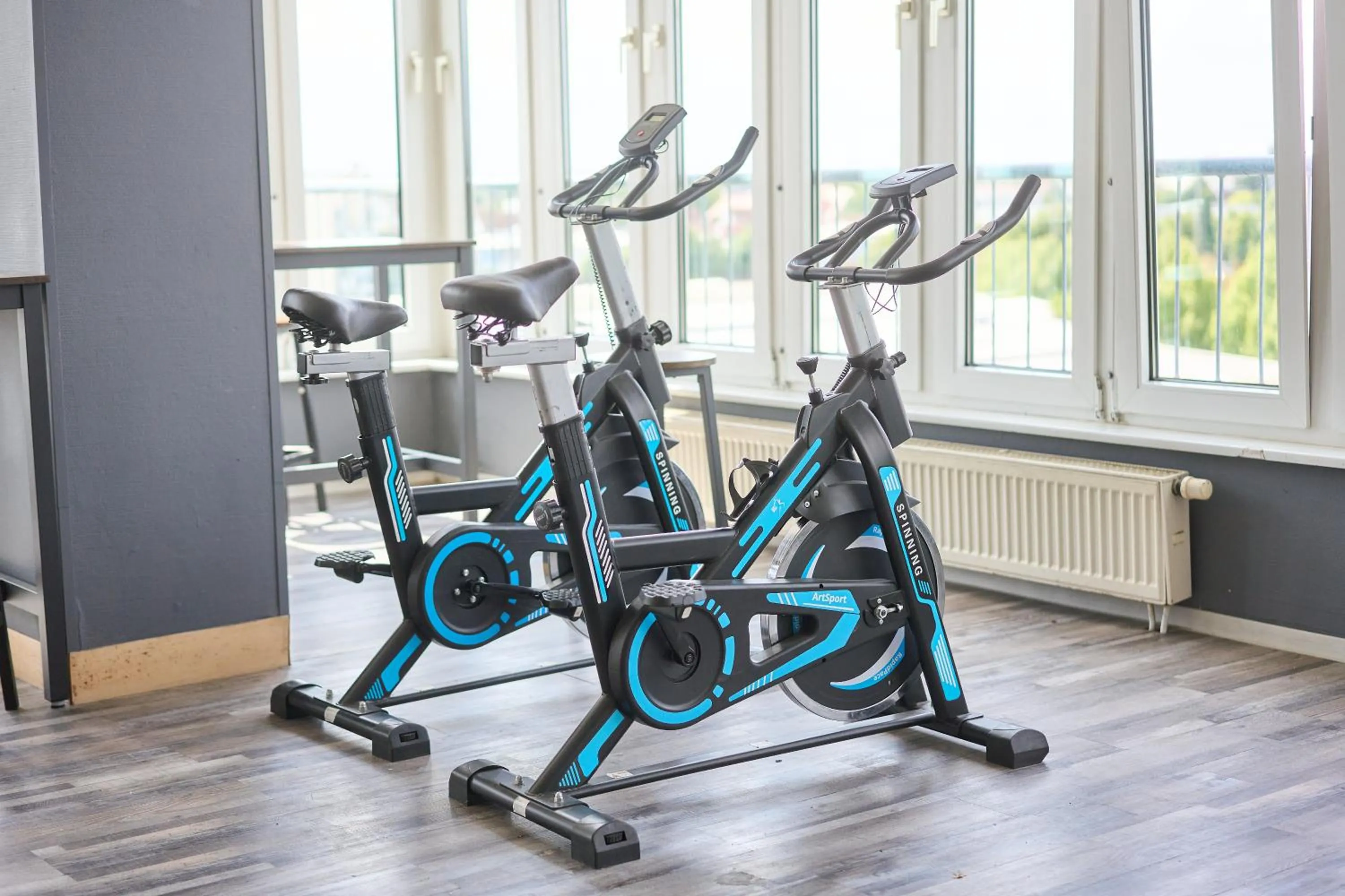 Fitness centre/facilities in eXo Square Heidelberg/Schwetzingen - by SuperFly Hotels