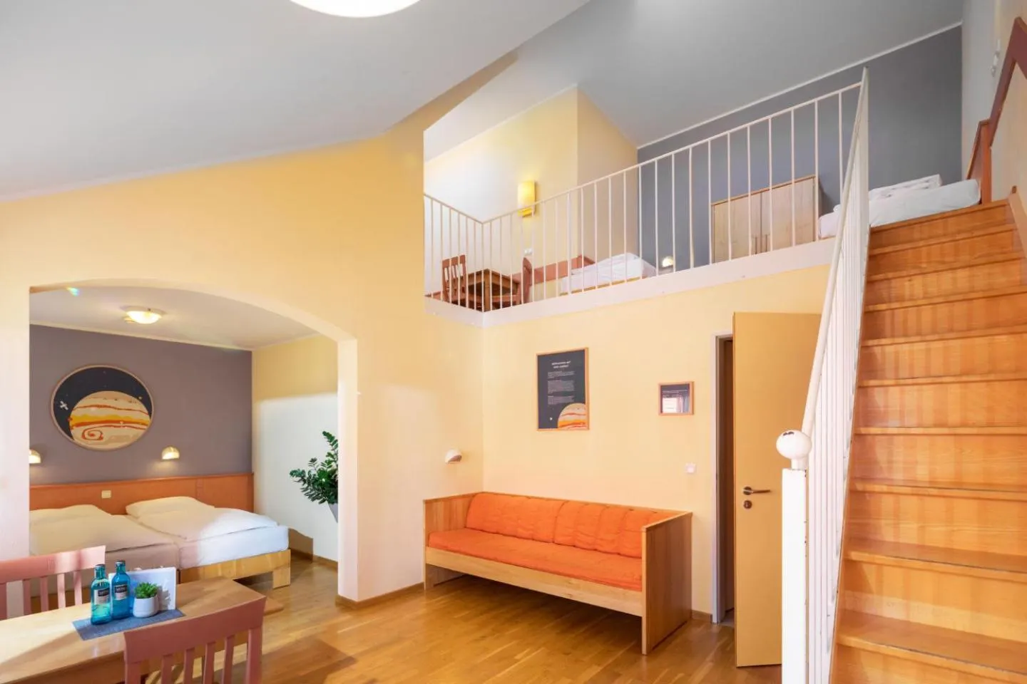 Photo of the whole room, Bed in JUFA Hotel Nördlingen