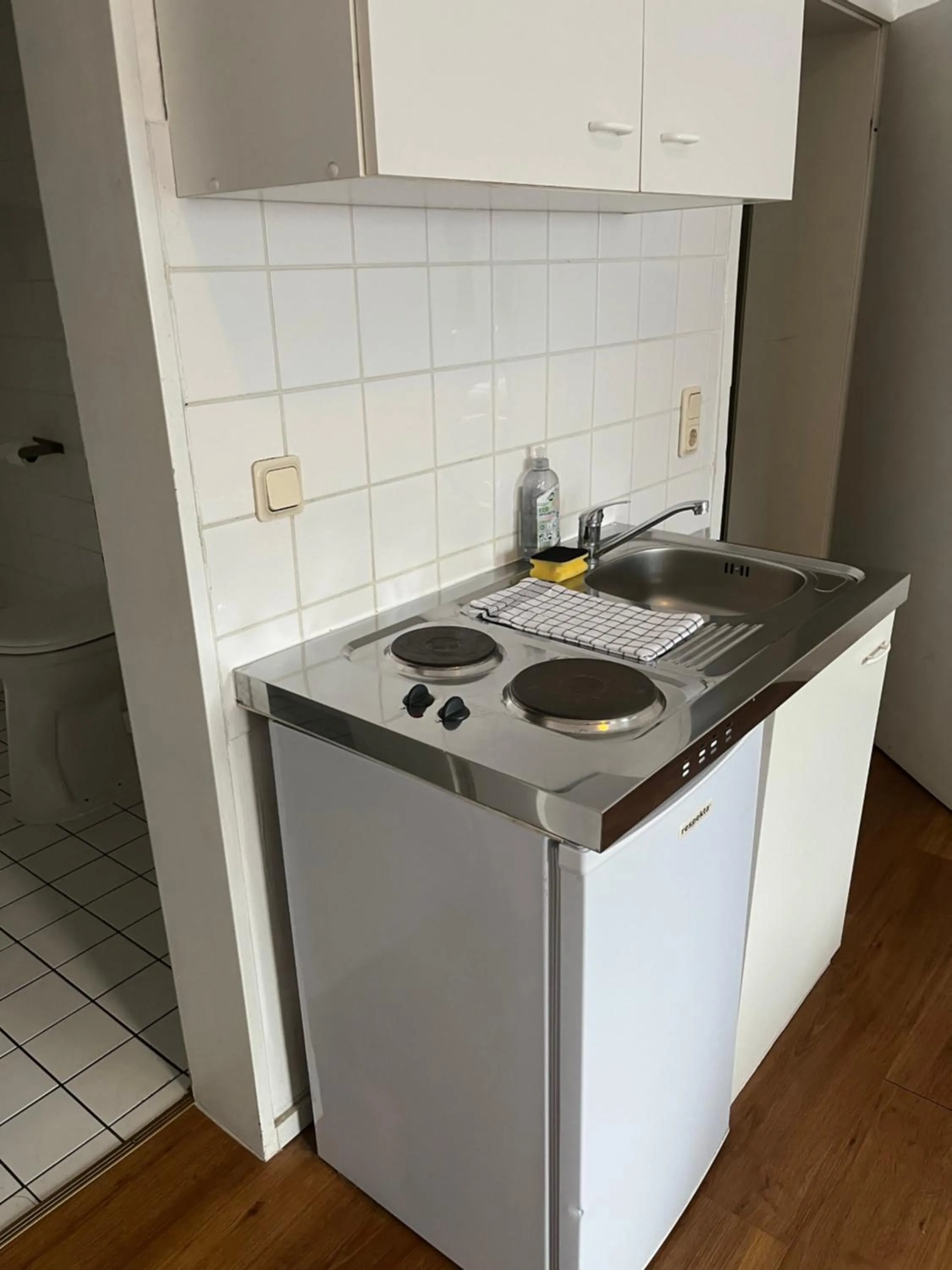 Kitchen or kitchenette in Hotel Westend