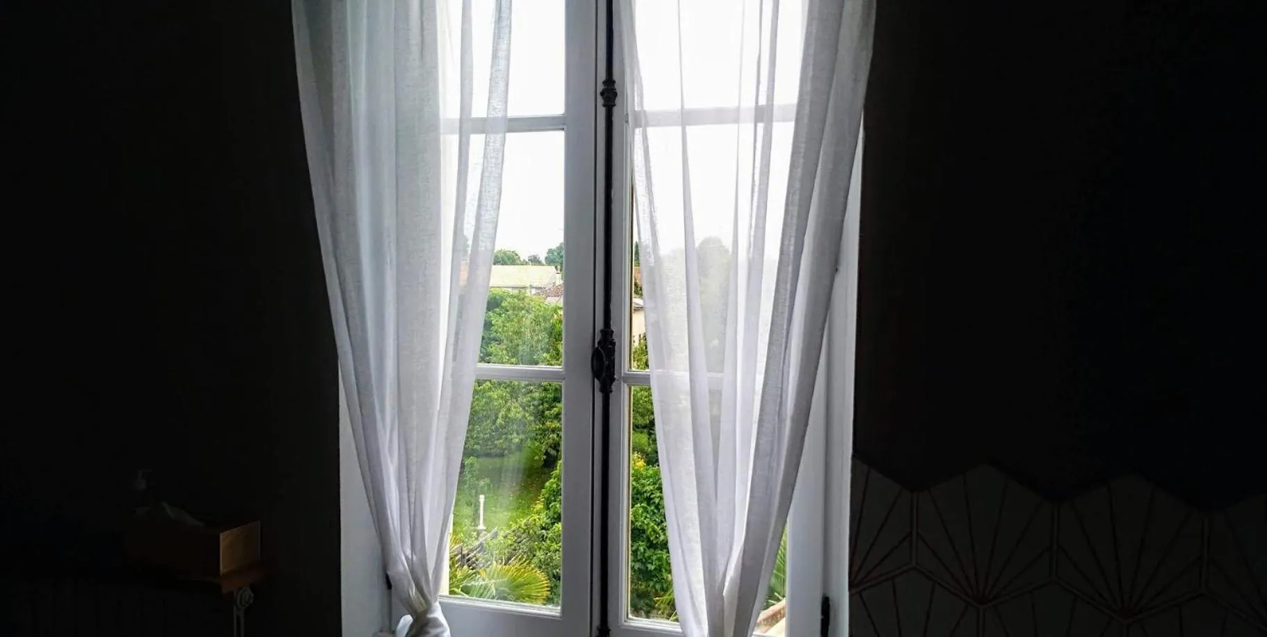 Garden view in La maison botanique