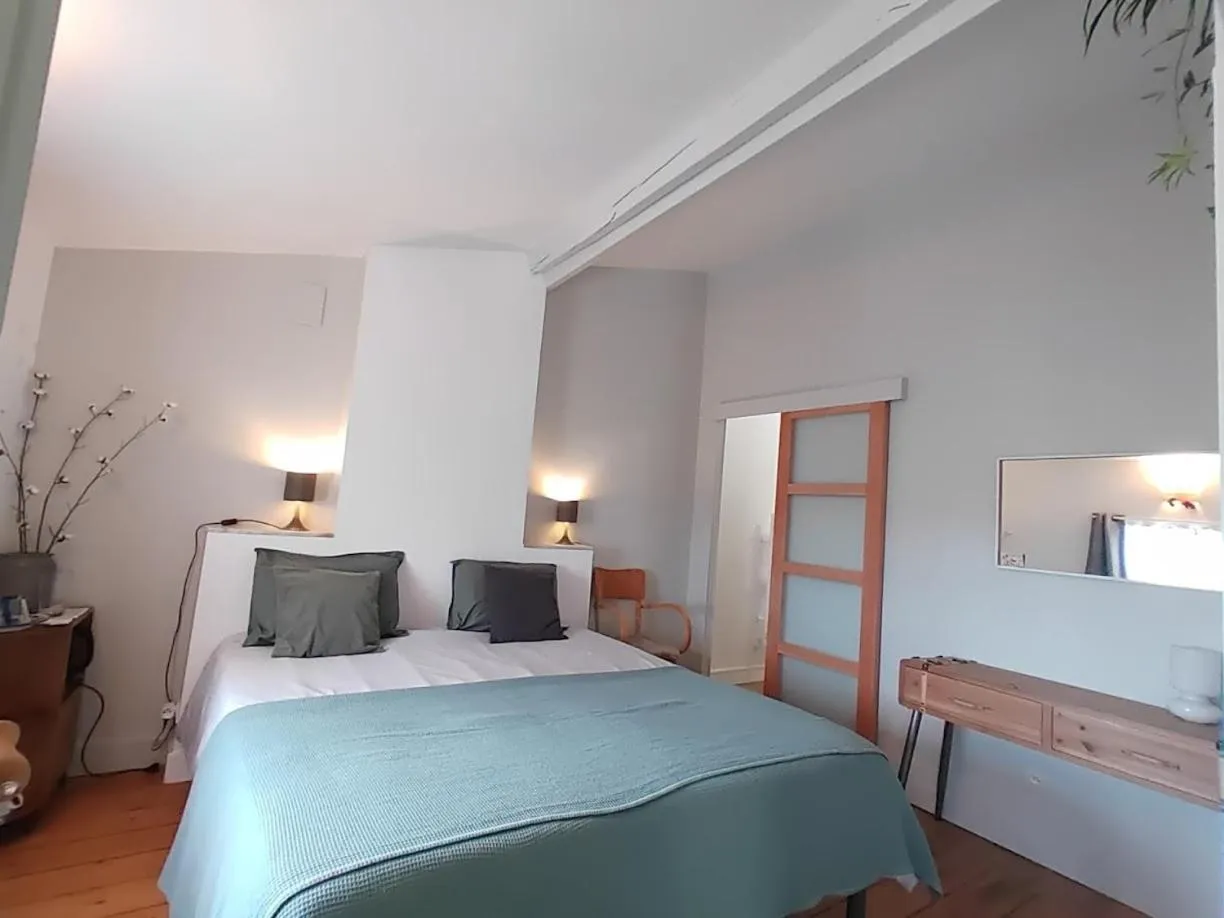 Photo of the whole room, Bed in La maison botanique