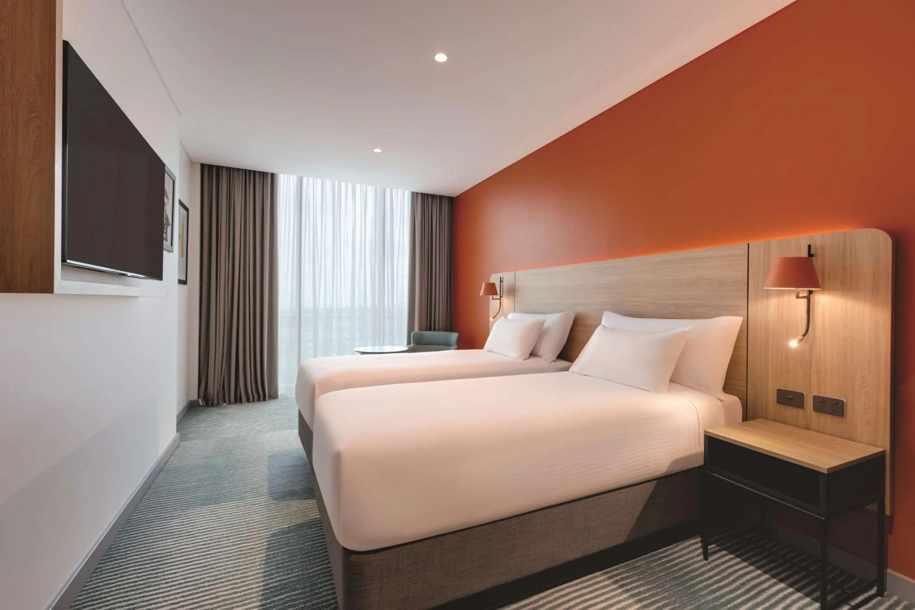 Bedroom, Bed in Travelodge Hotel Hurstville Sydney