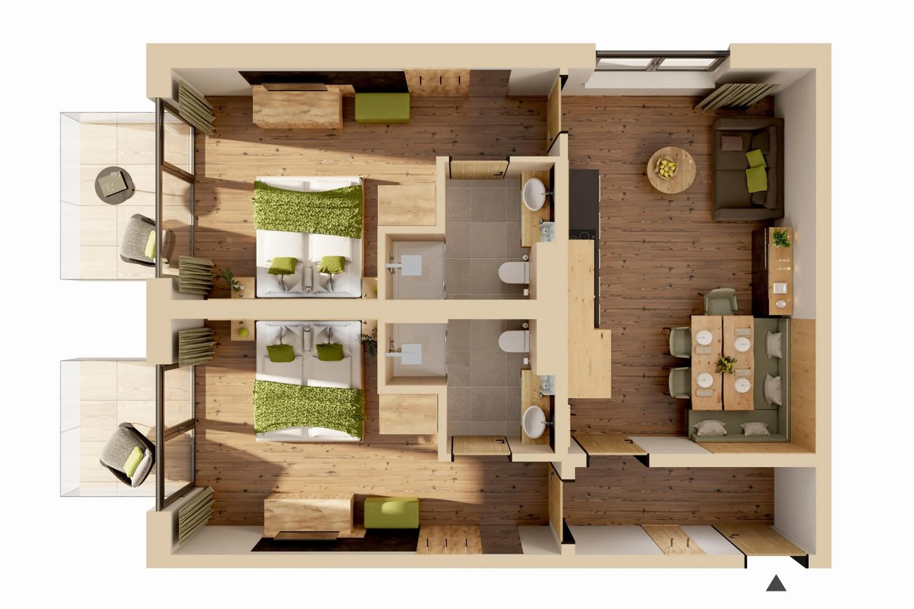 Floor plan in FIRSTpeak Zauchensee