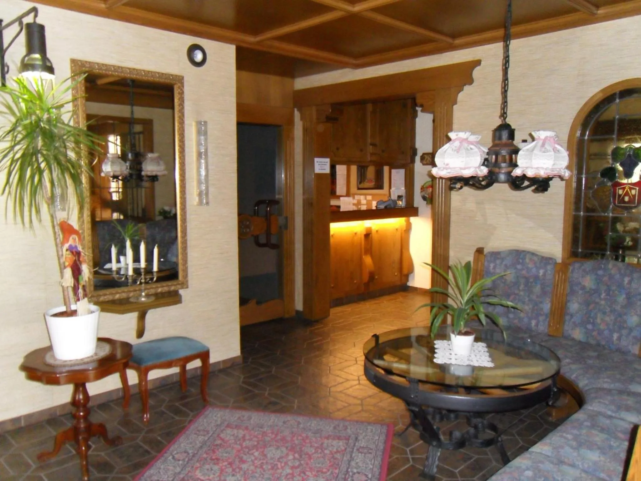 Lobby or reception in Hotel Gasthof Traube