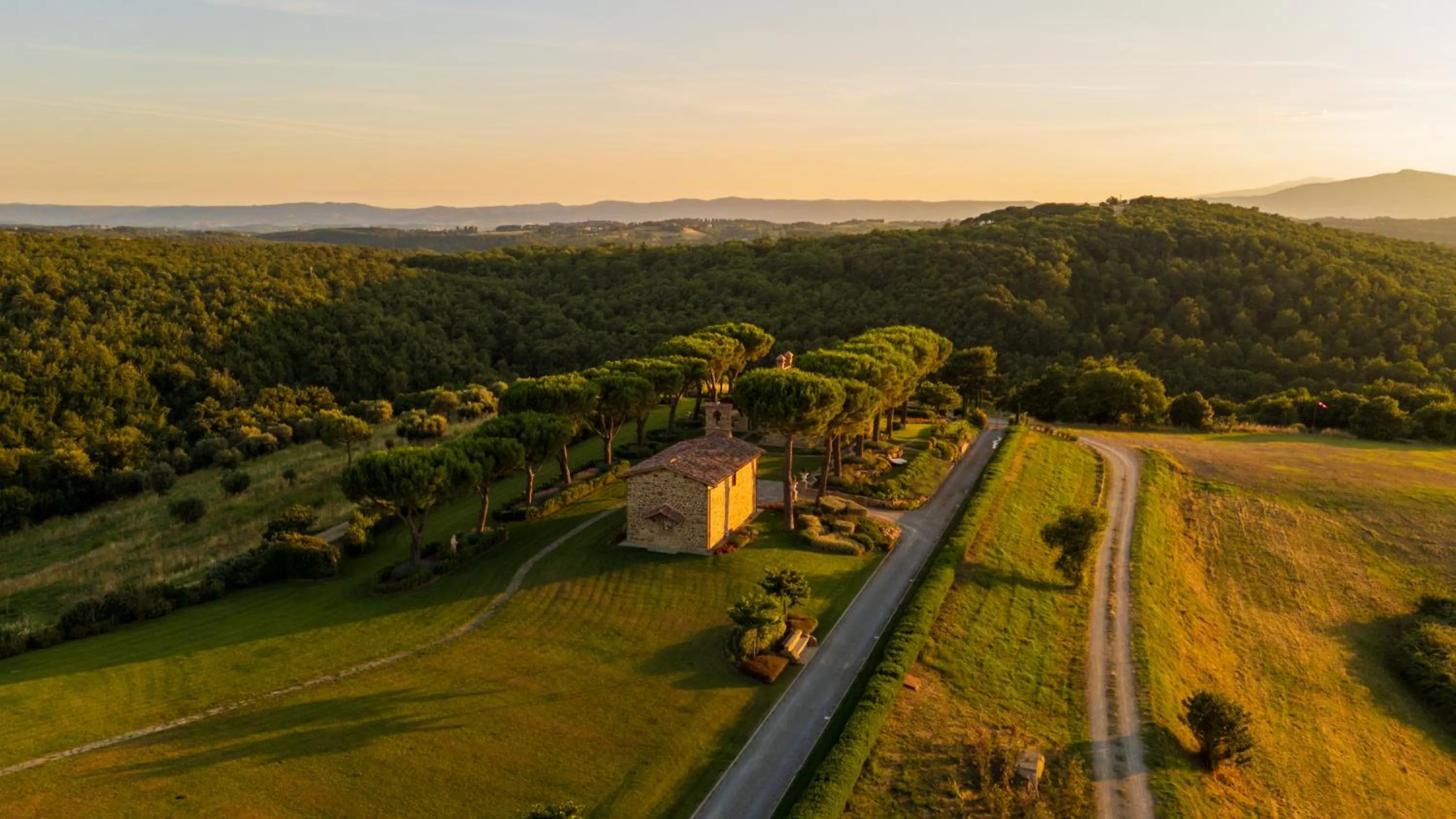 Bird's eye view in I Borghi dell'Eremo