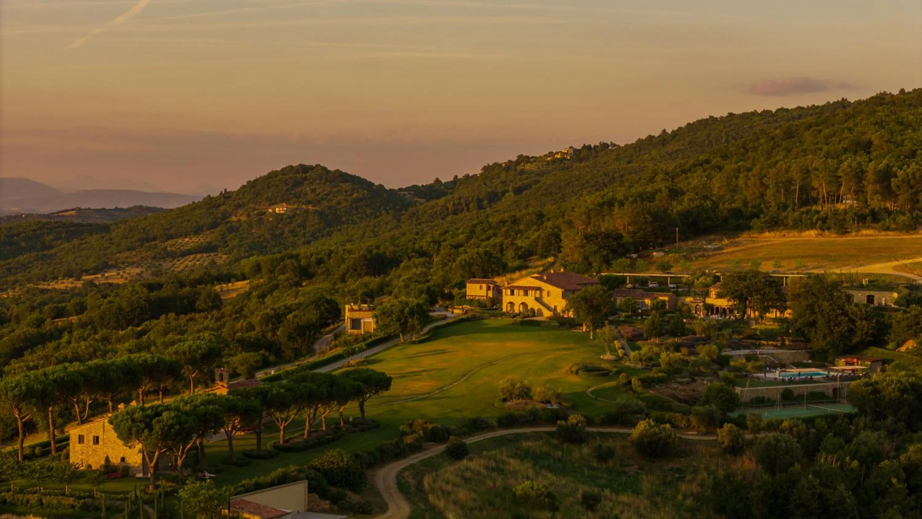 Bird's eye view in I Borghi dell'Eremo
