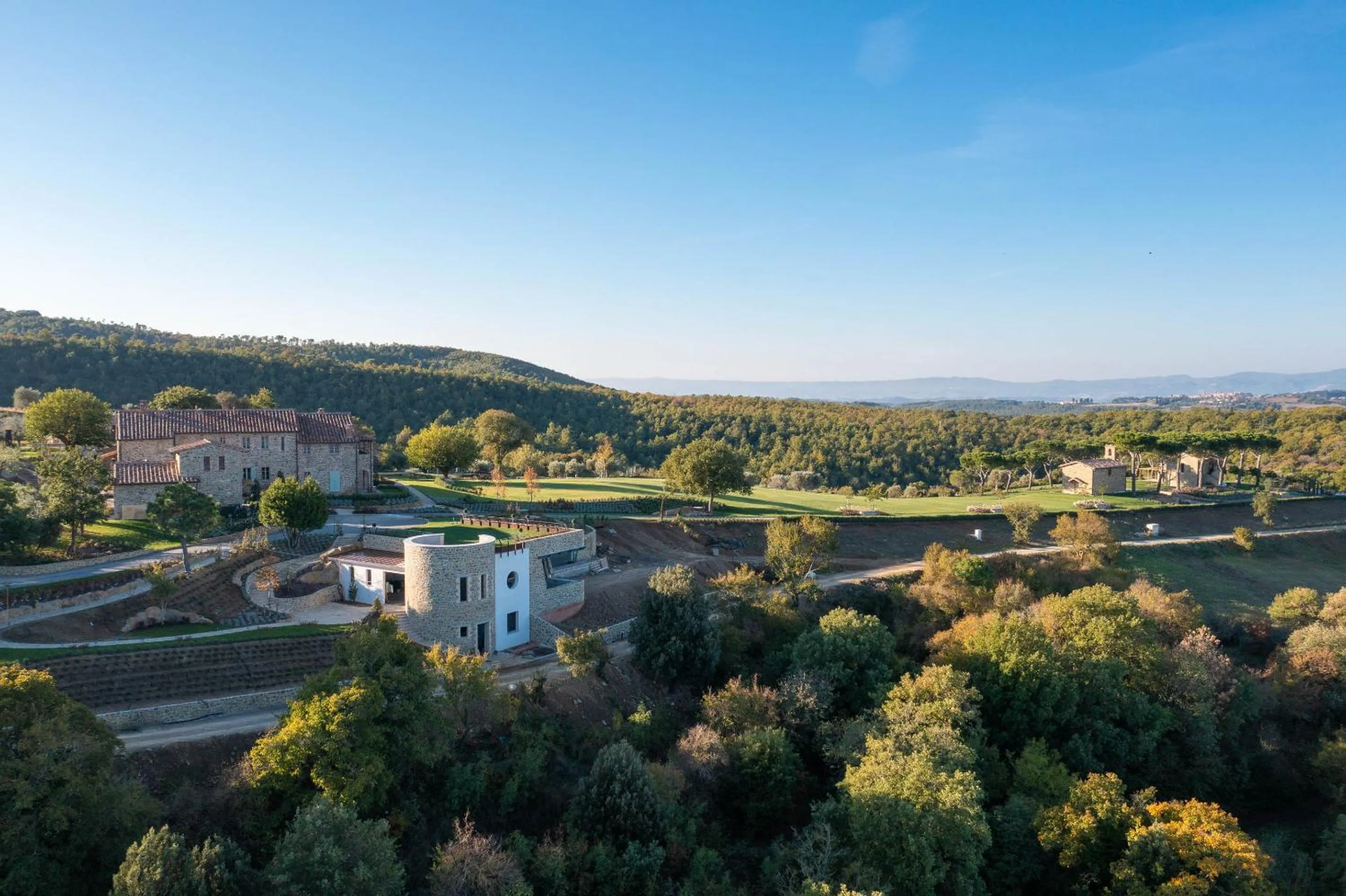 Bird's eye view in I Borghi dell'Eremo