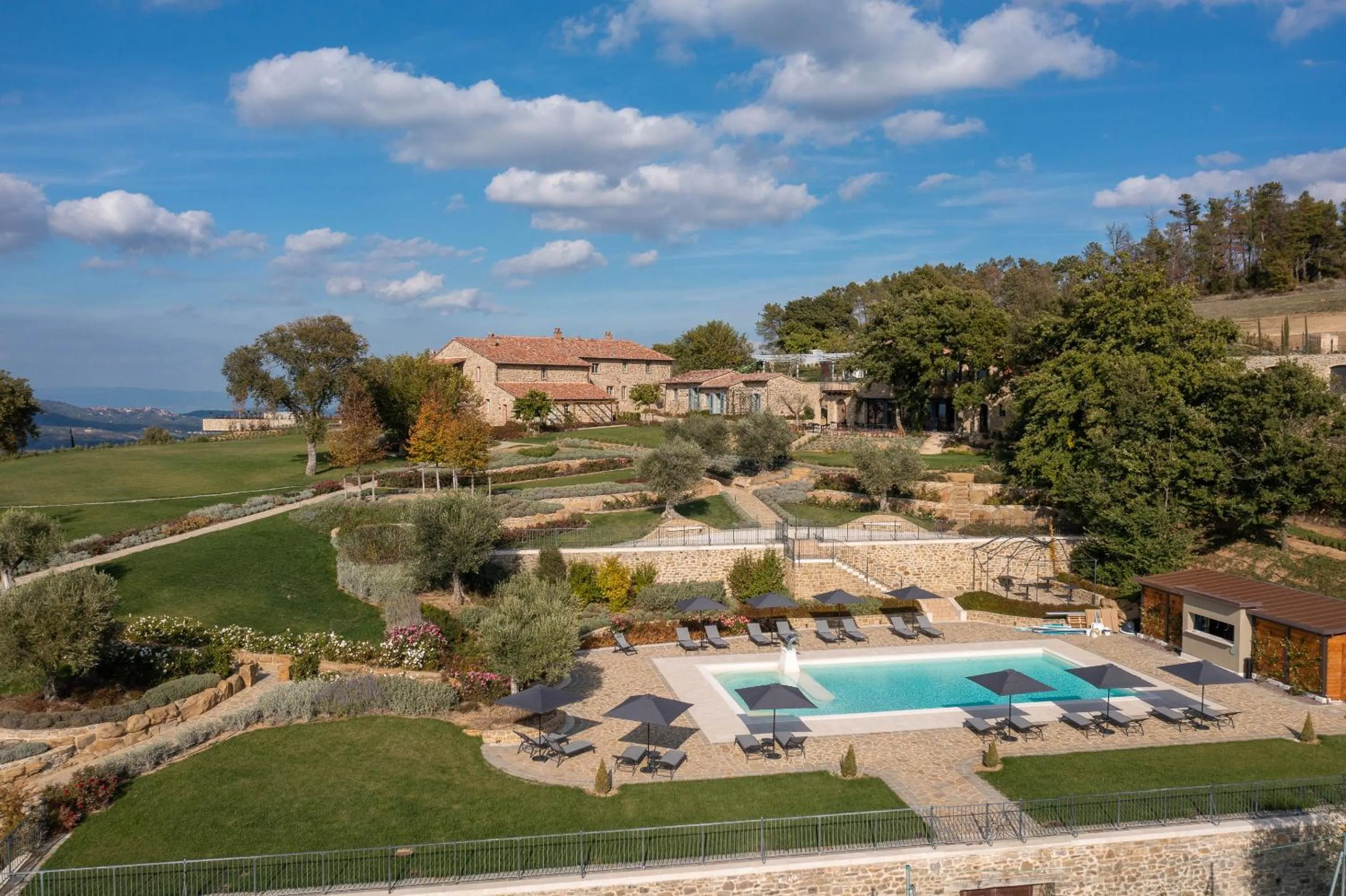 Bird's eye view in I Borghi dell'Eremo