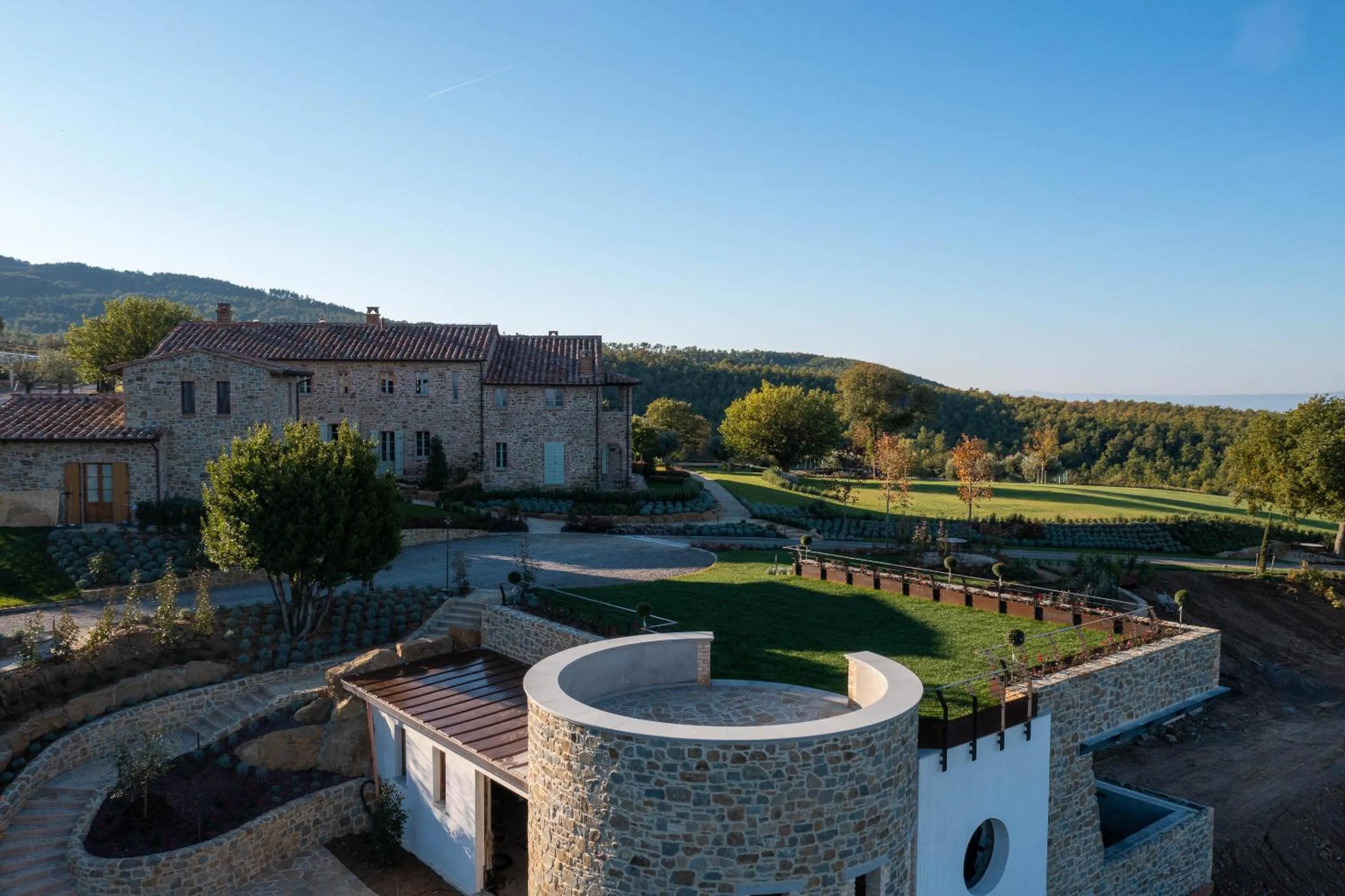 Bird's eye view in I Borghi dell'Eremo