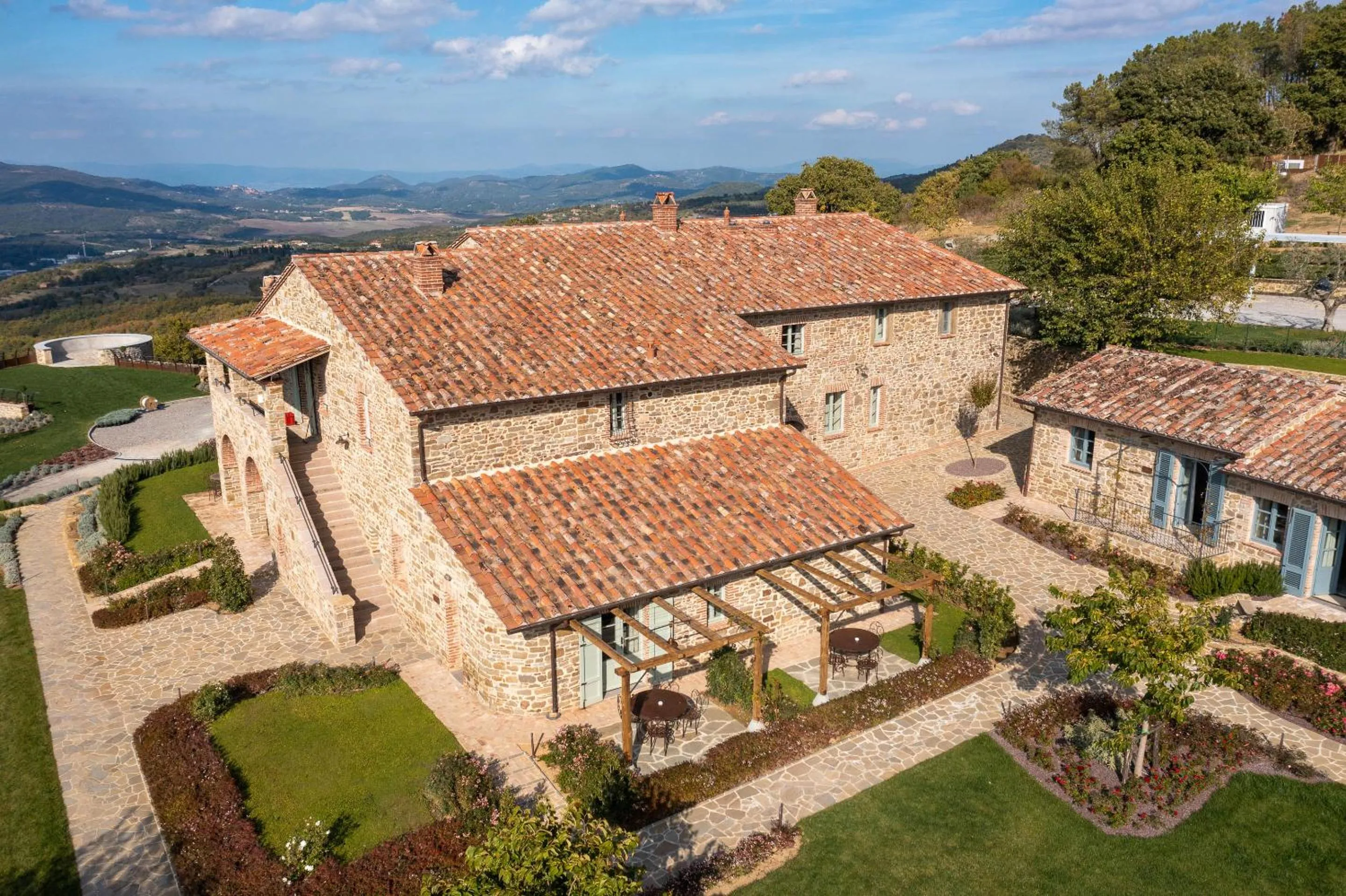 Bird's eye view in I Borghi dell'Eremo