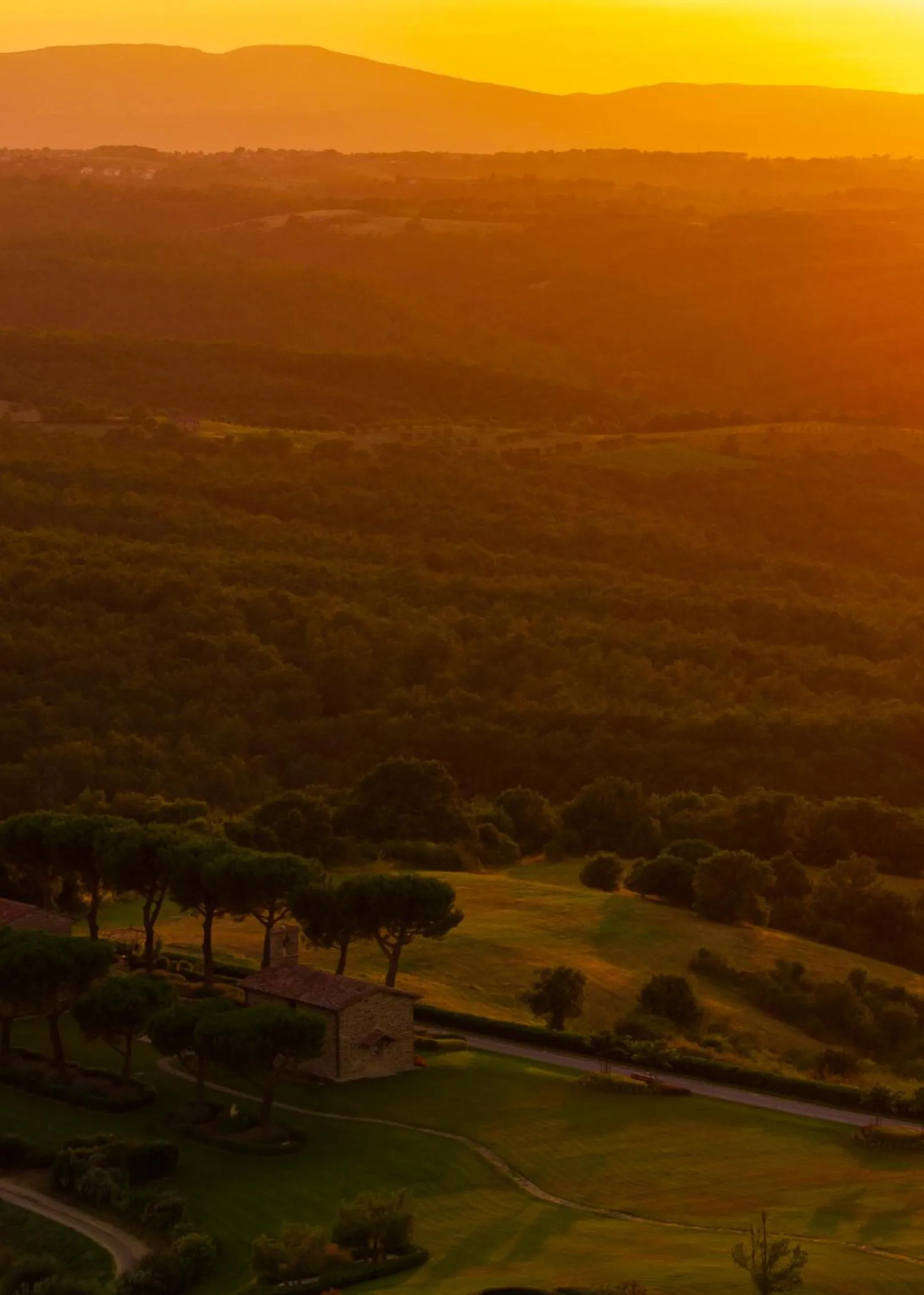 Bird's eye view in I Borghi dell'Eremo