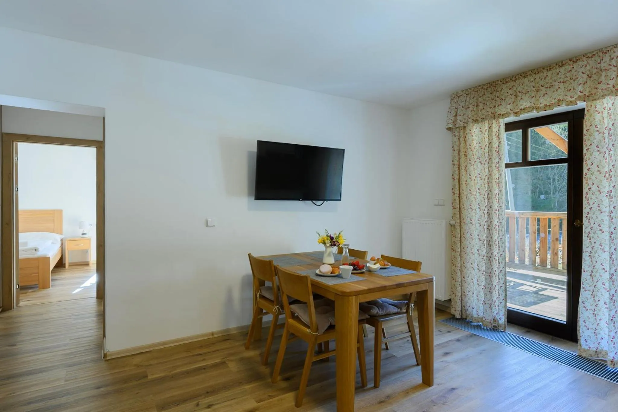 Bed in Apartmány Mezivodí