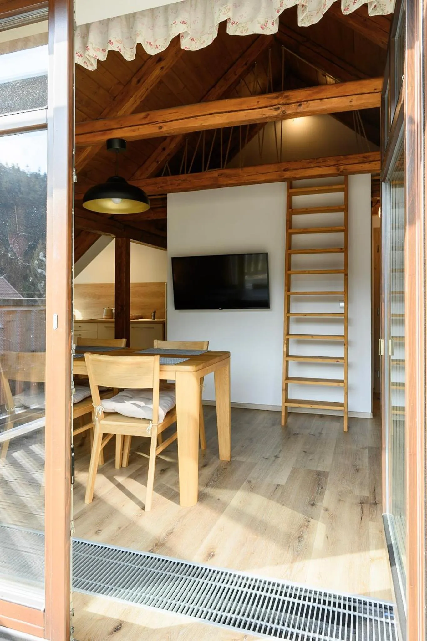 Balcony/Terrace in Apartmány Mezivodí