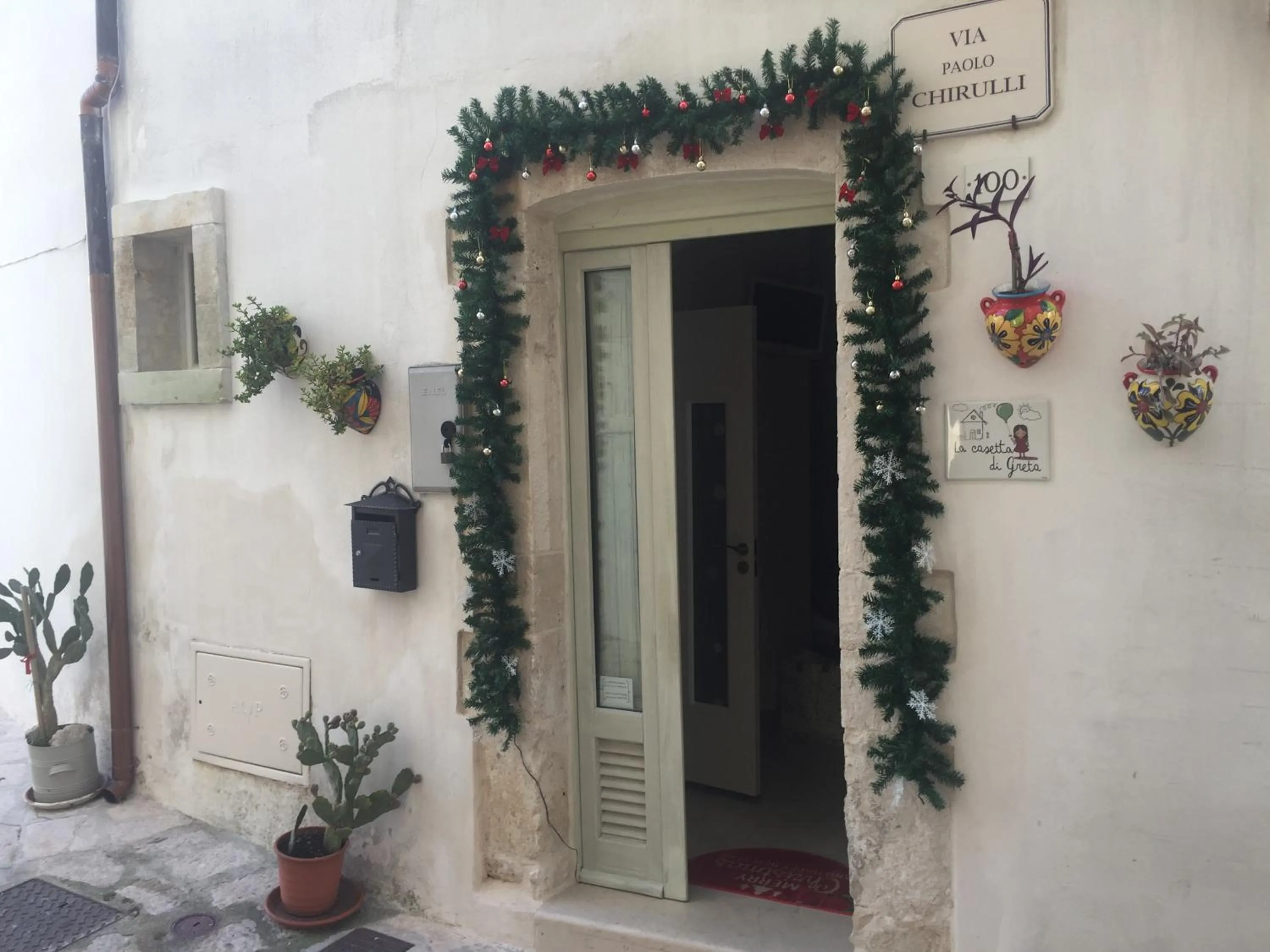 Facade/entrance in La Casetta di Greta