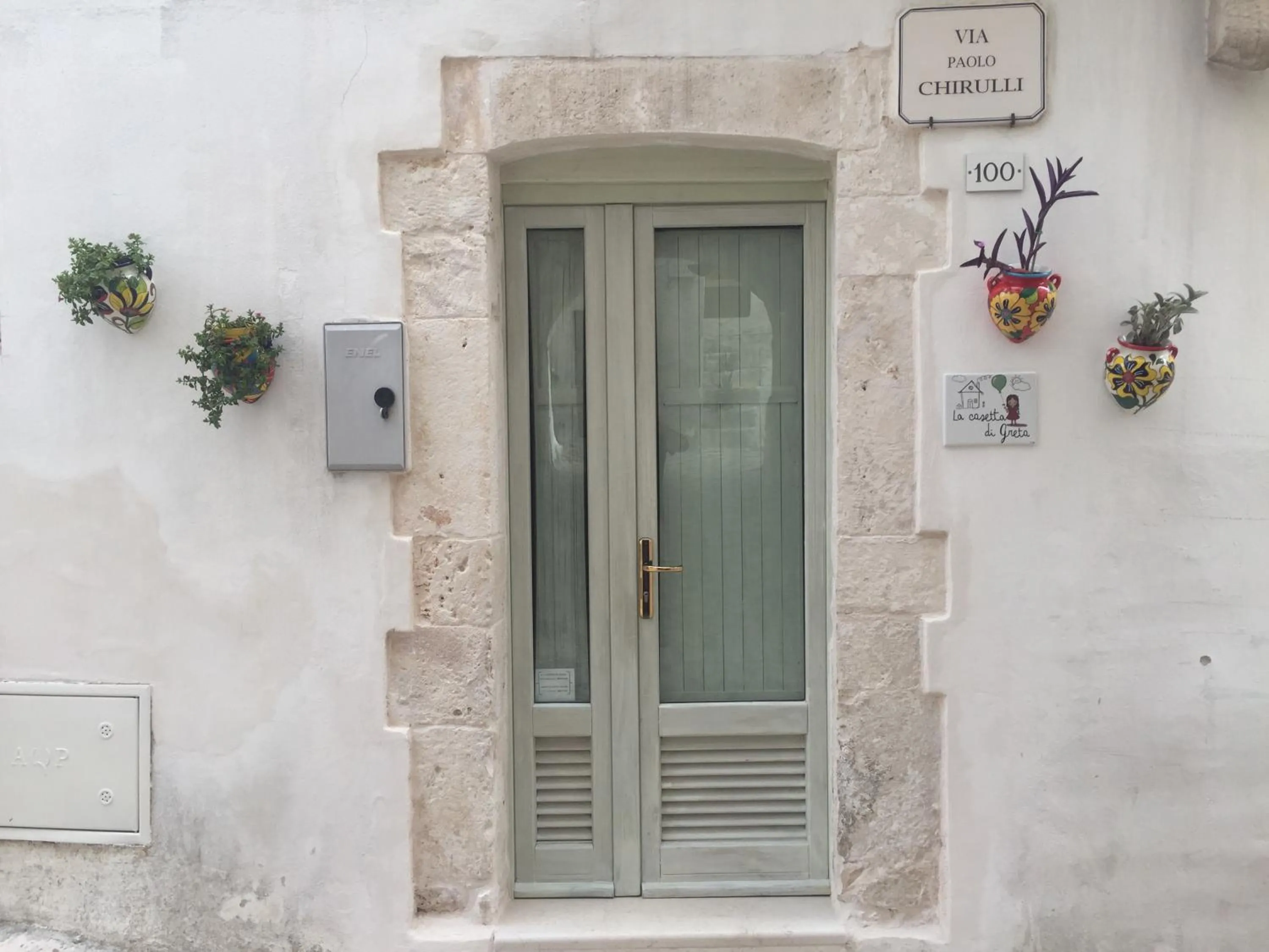 Facade/entrance in La Casetta di Greta