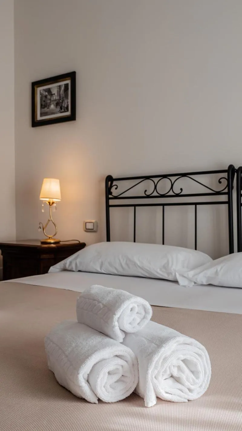 Bed in Palazzo dei Pavoni, Relais di Charme