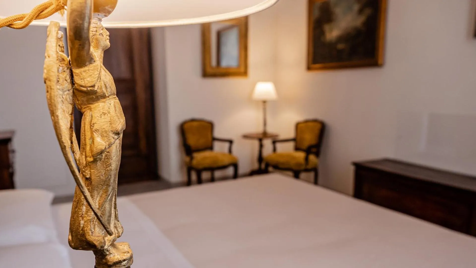 Bedroom, Bed in Palazzo dei Pavoni, Relais di Charme