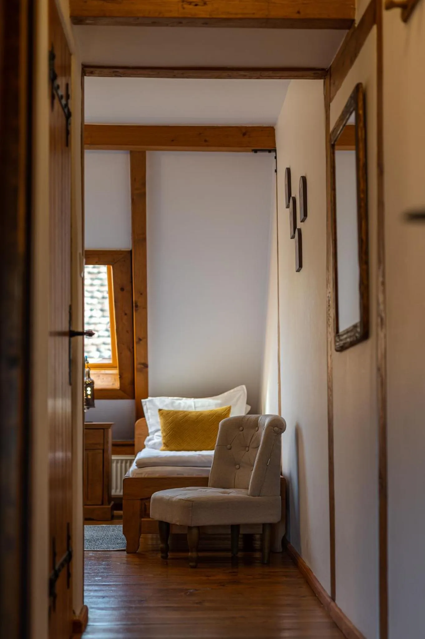 Bedroom, Bed in Boutique Hotel von Graf