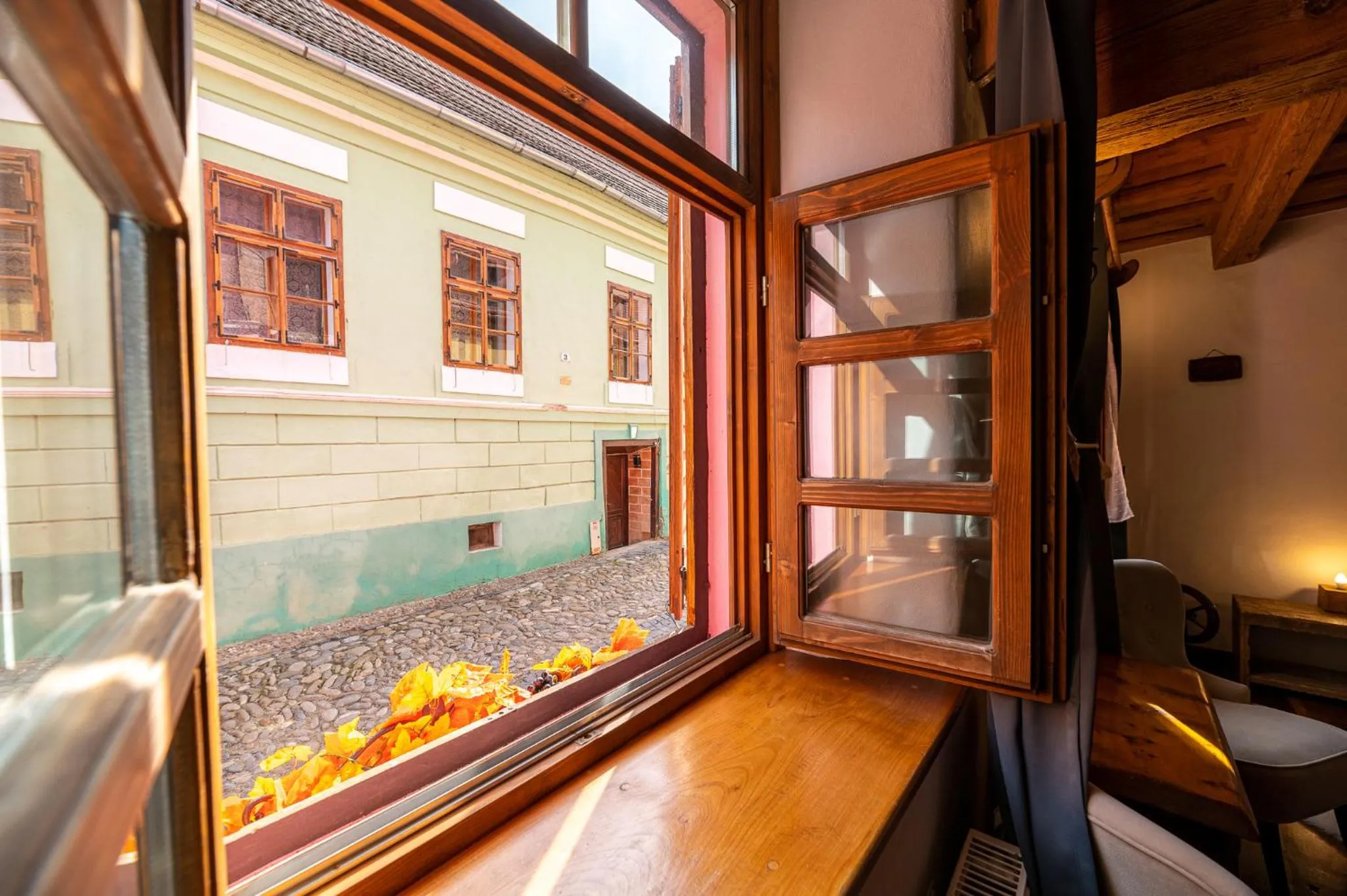 City view in Boutique Hotel von Graf