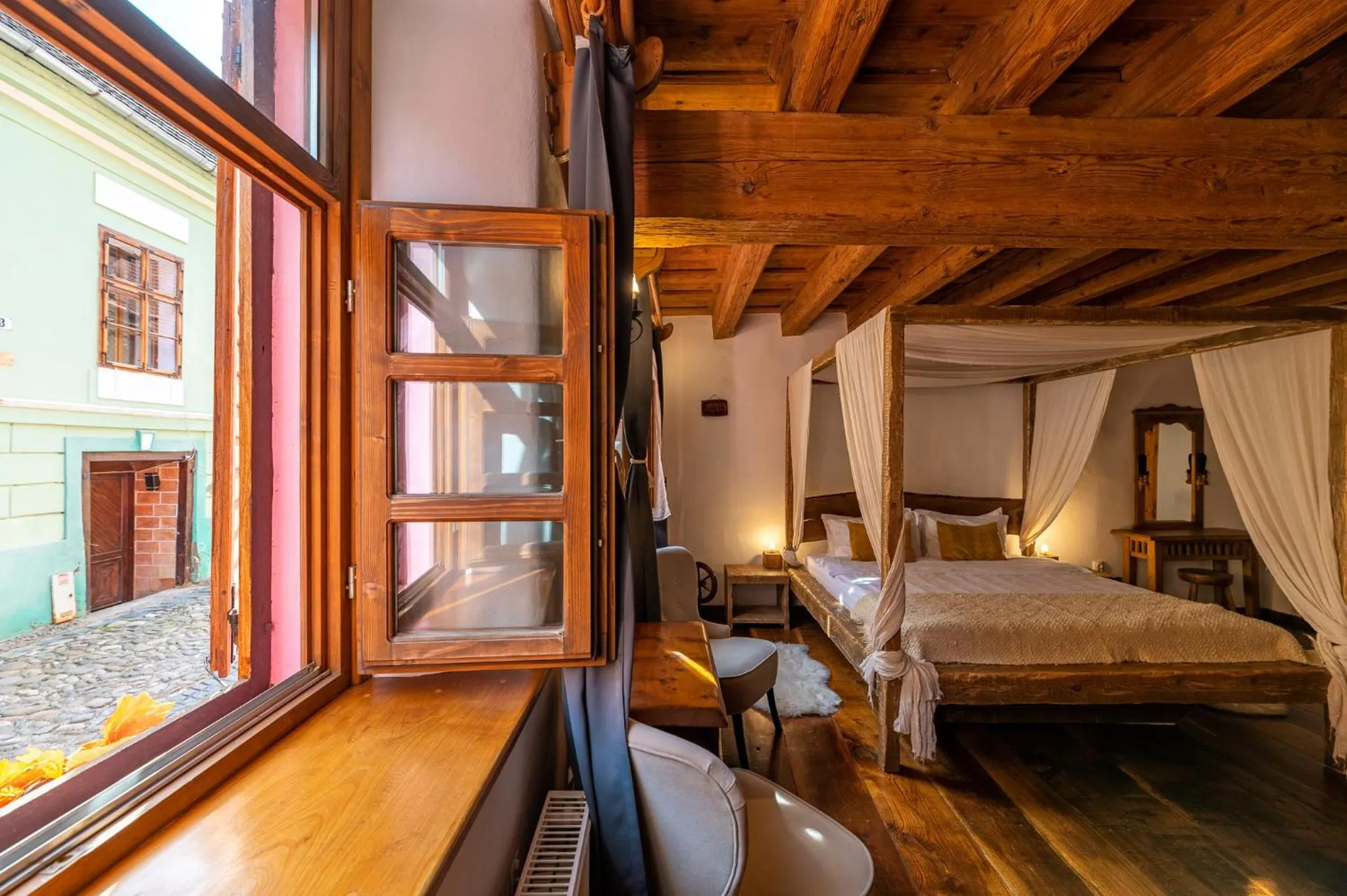 Bedroom, Bed in Boutique Hotel von Graf