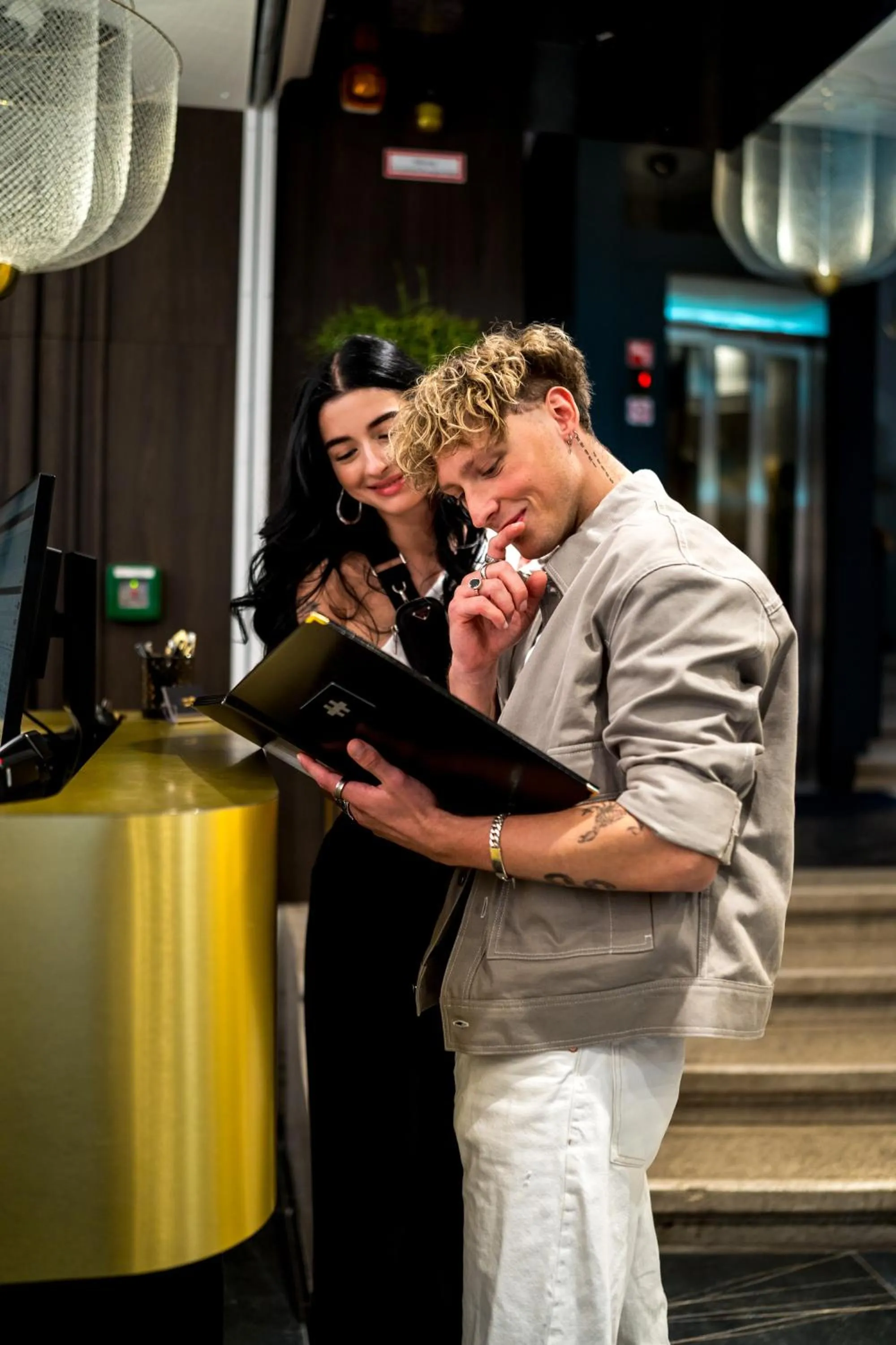 Lobby or reception in O11 Boutique Hotel Vienna