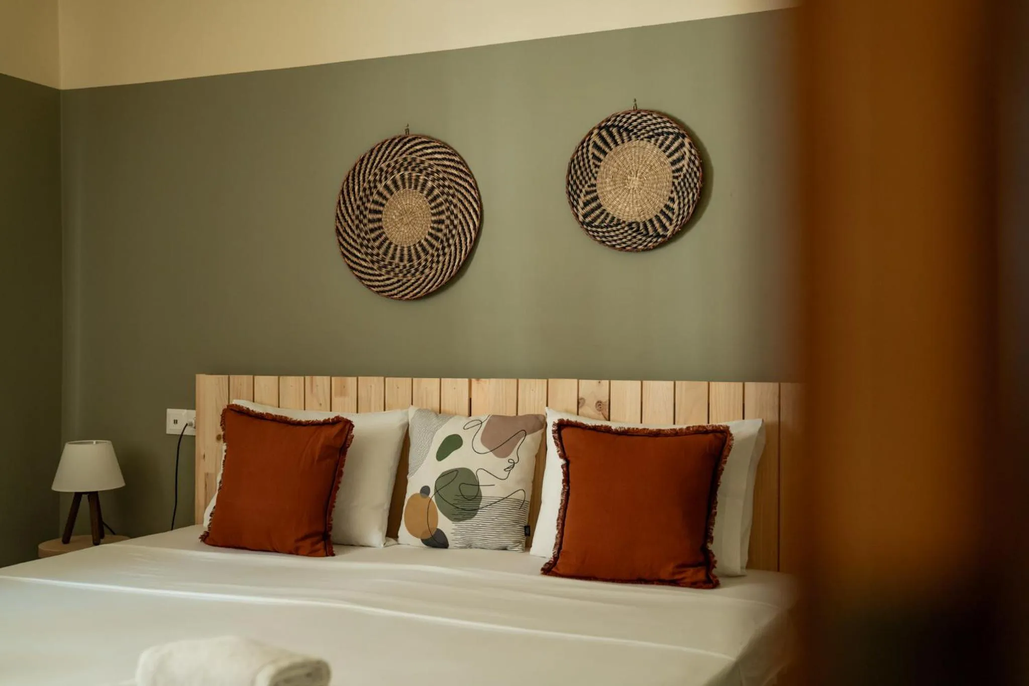 Bedroom, Bed in Kaminos Evia