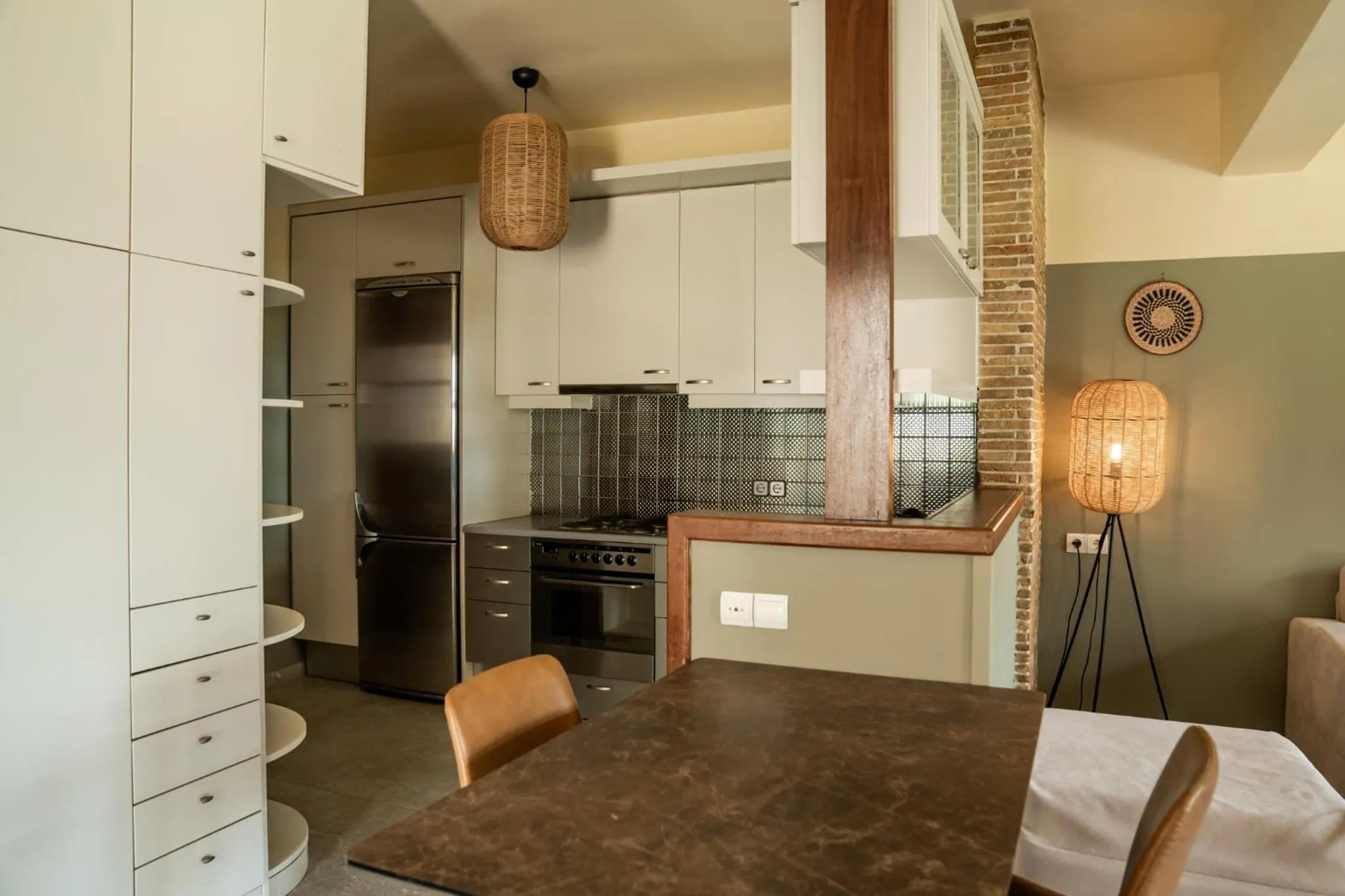 Kitchen or kitchenette in Kaminos Evia