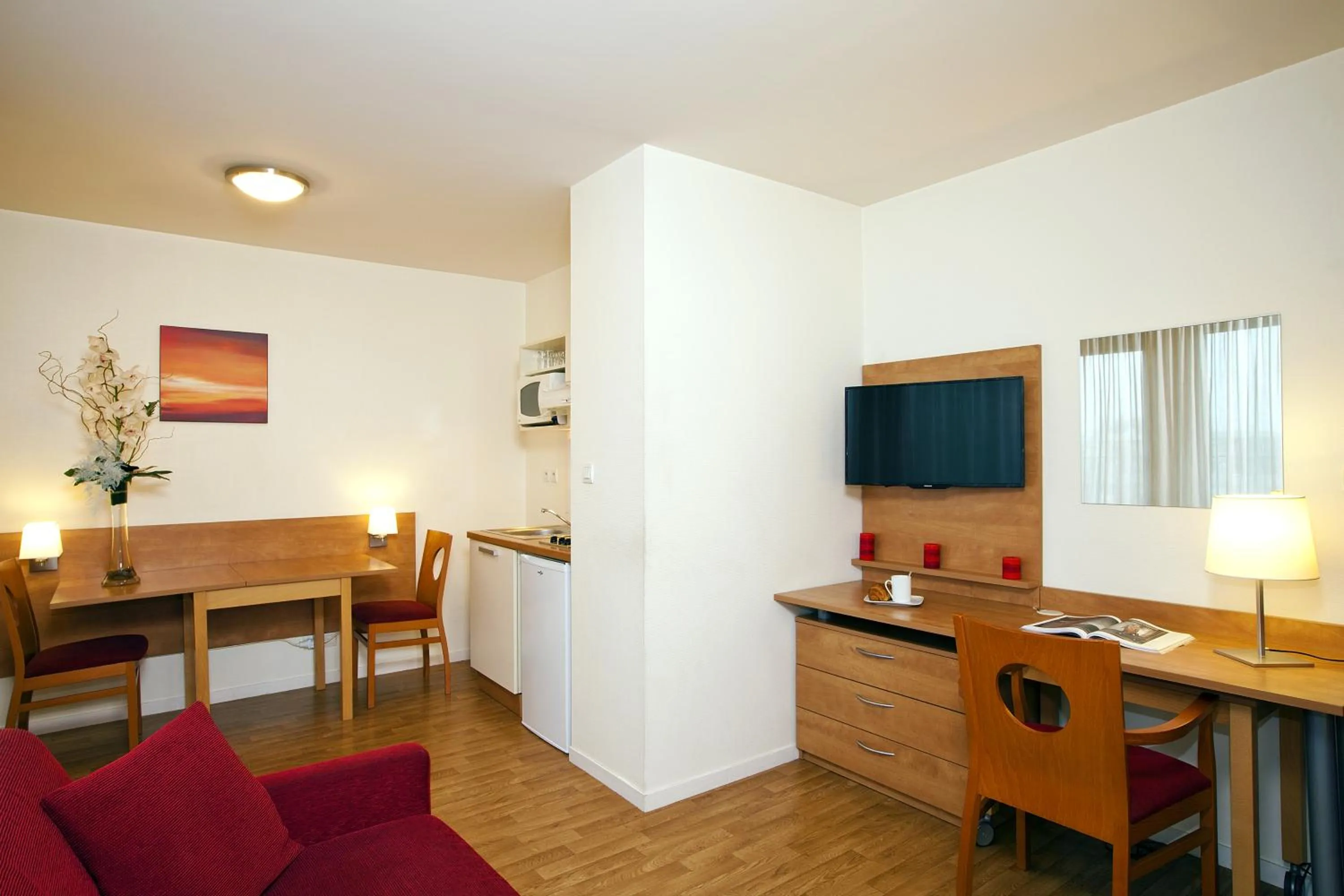 Seating area in Séjours & Affaires Rennes Villa Camilla