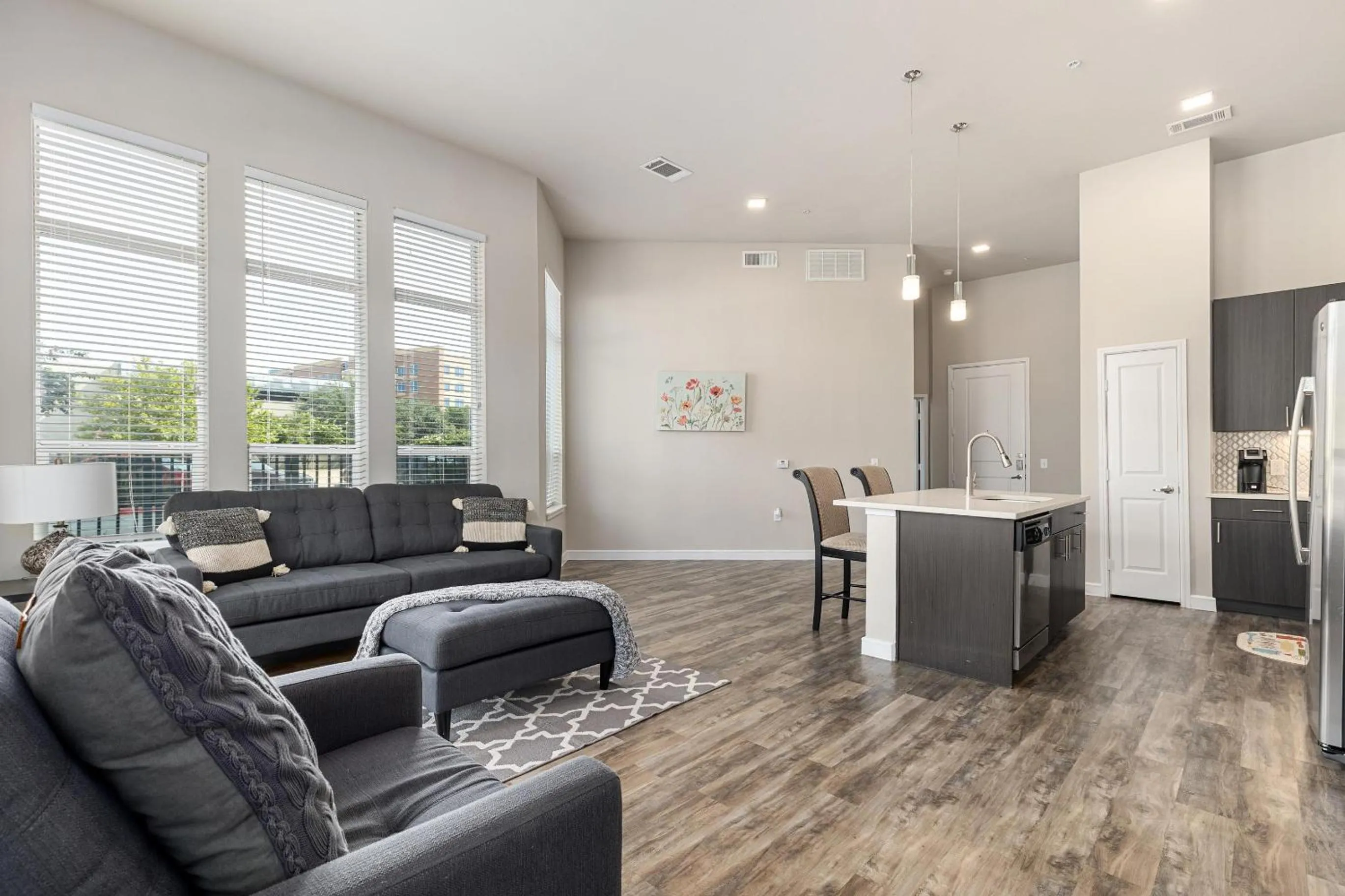 Seating area in StayOvr at Galatyn Park