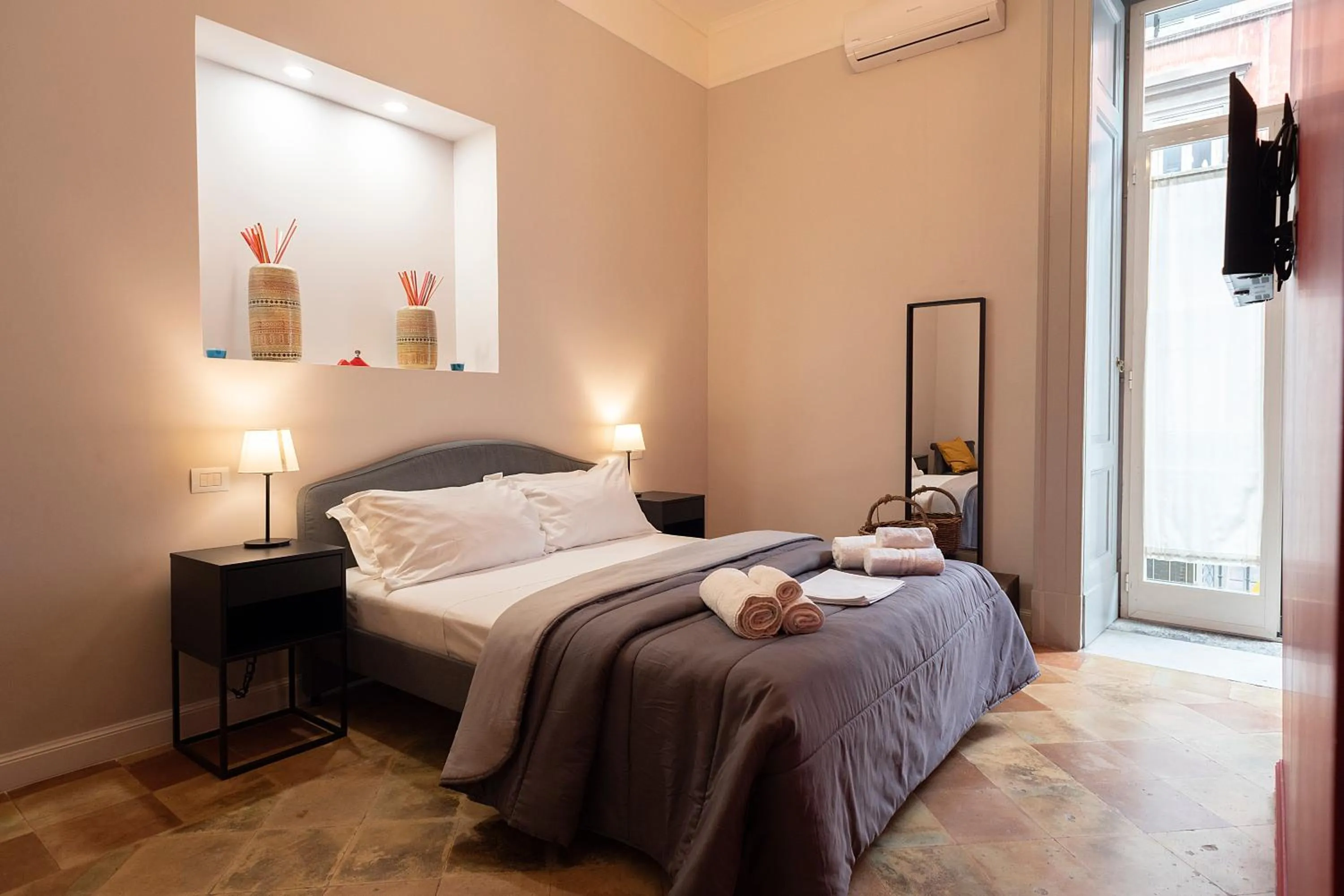 Bedroom, Bed in B&B o' Panar al Duomo