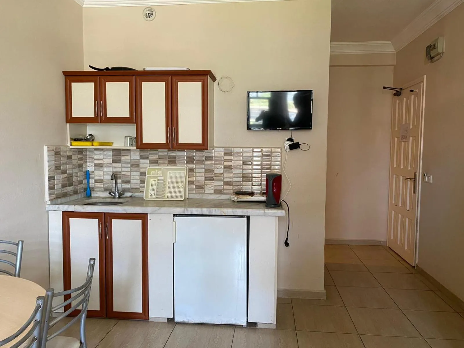 Kitchen or kitchenette in İSABELLA APART OTEL