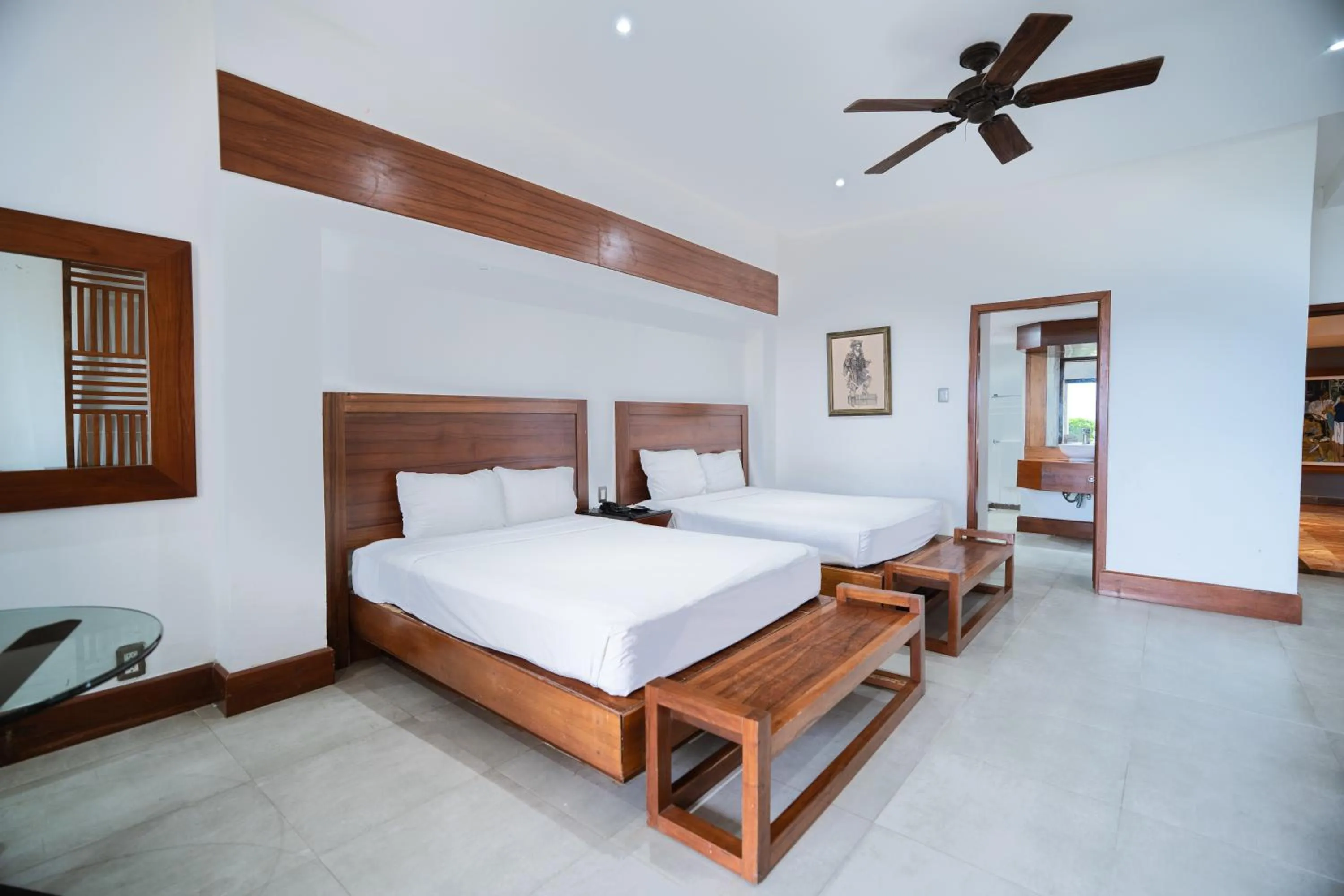 Bedroom, Bed in Hotel y Museo Casa Turquesa