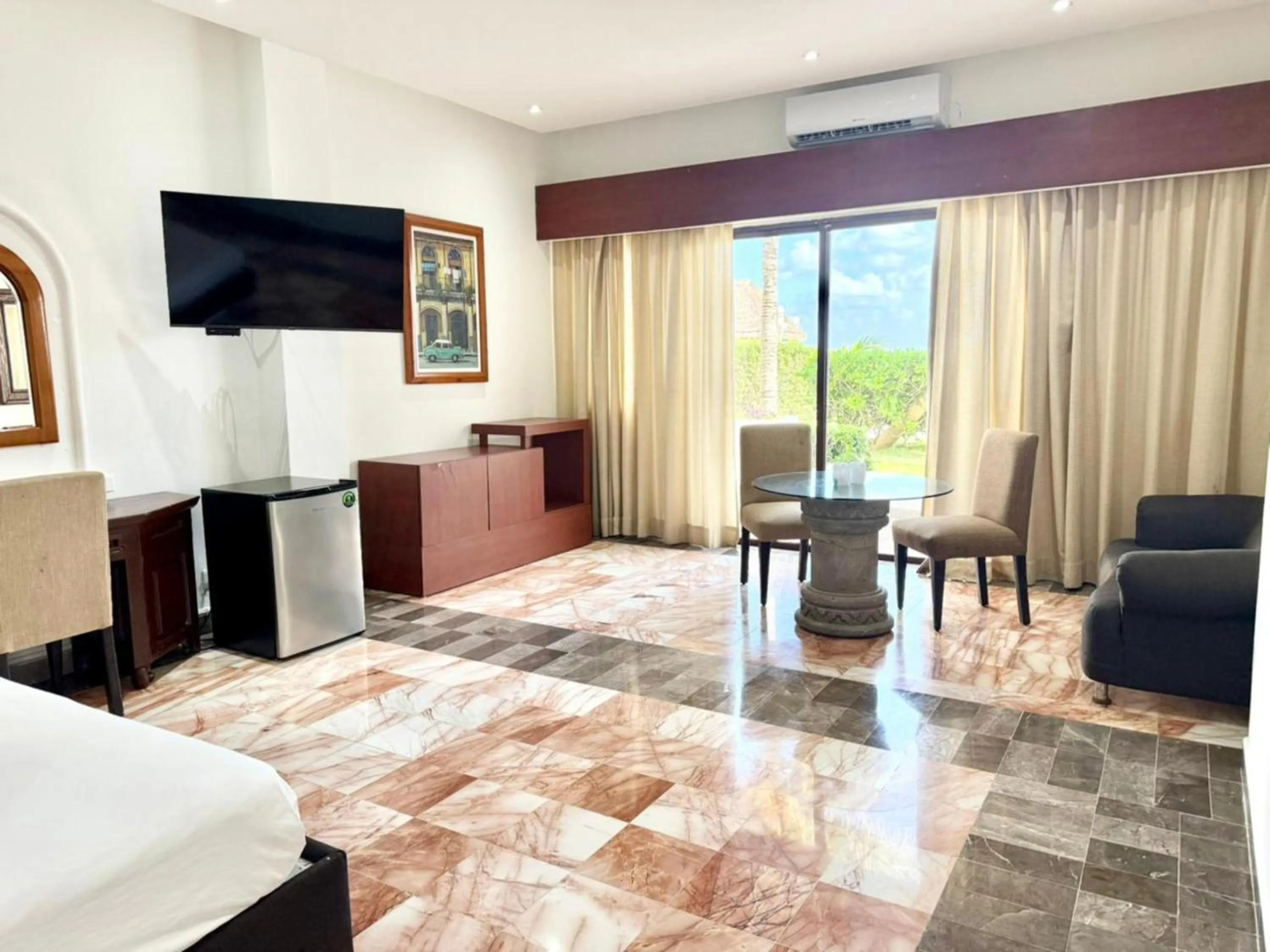 Bed in Hotel y Museo Casa Turquesa