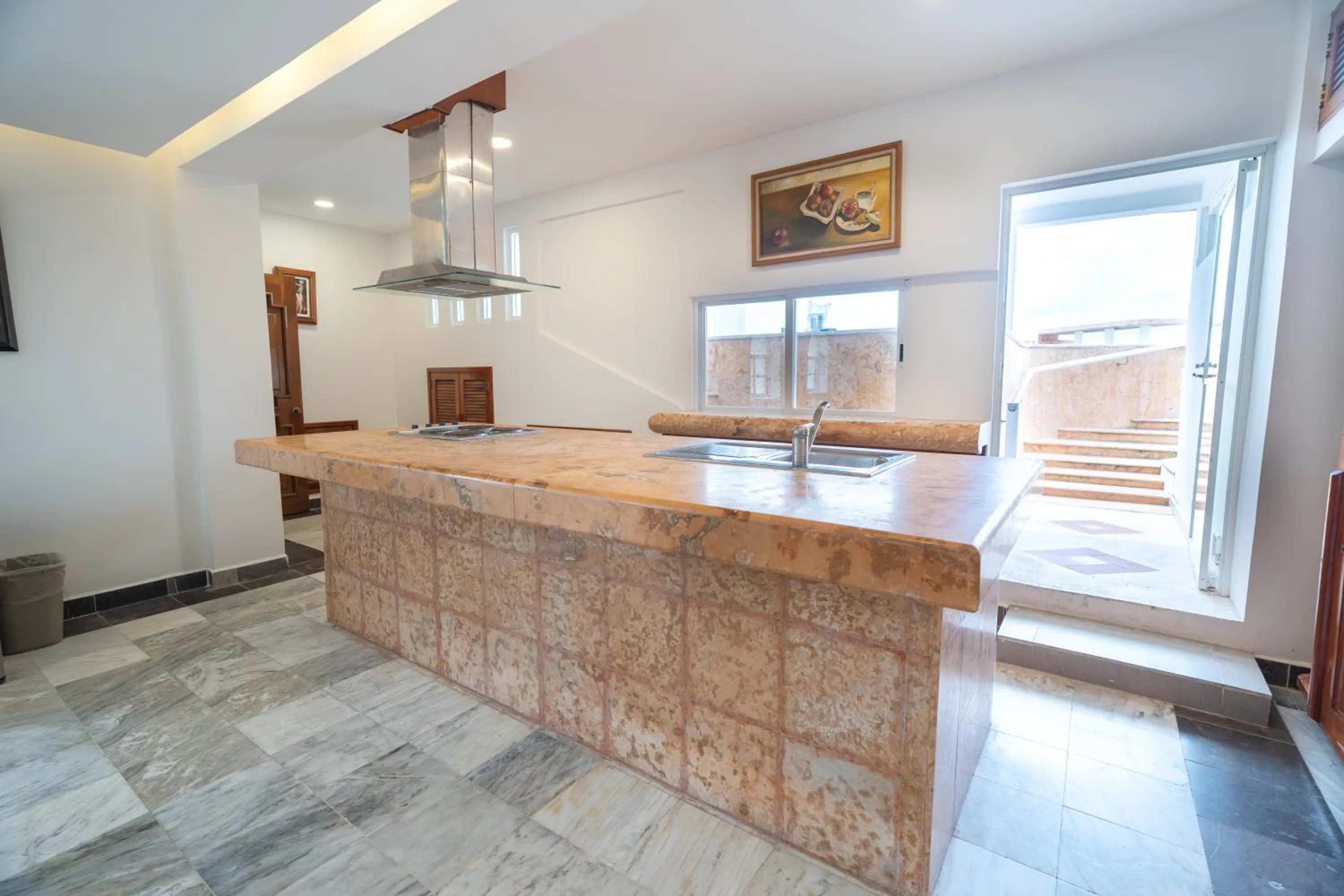 kitchen in Hotel y Museo Casa Turquesa