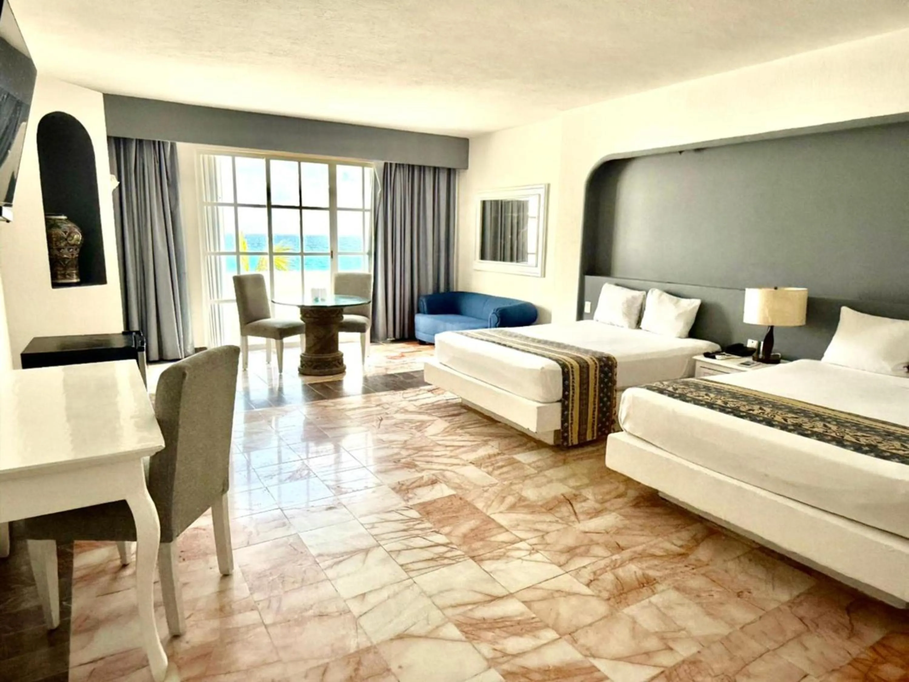 Bed in Hotel y Museo Casa Turquesa