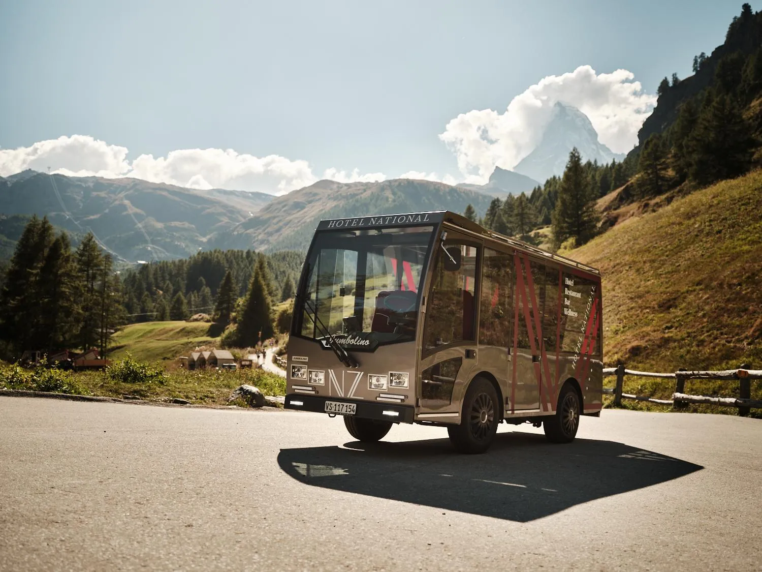 shuttle in National Zermatt - Matterhorn Views, Sunnegga Gateway & SPA