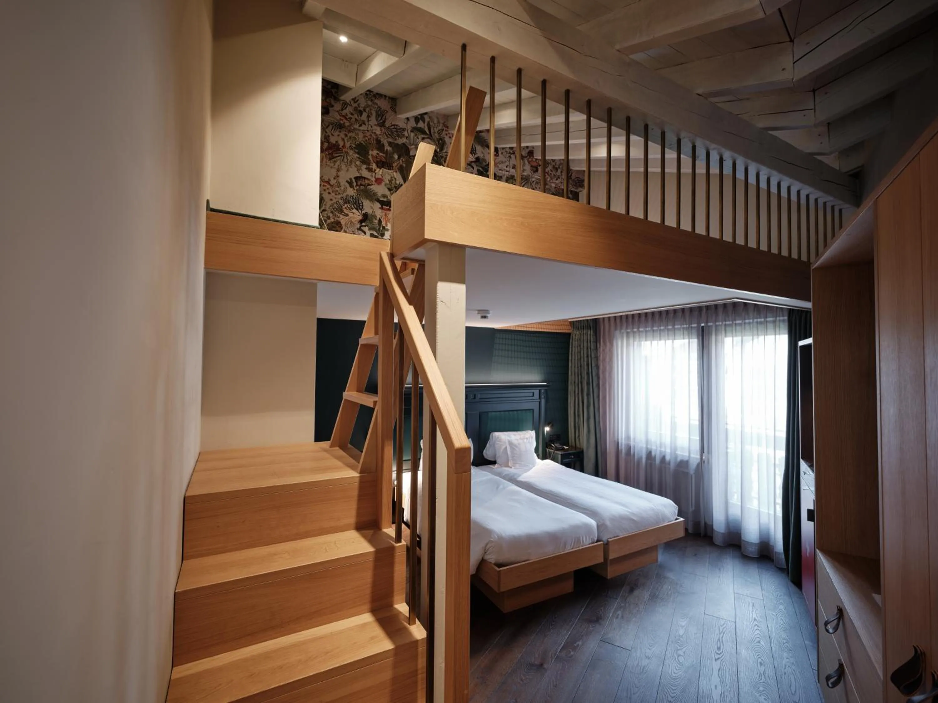 Bed in National Zermatt - Matterhorn Views, Sunnegga Gateway & SPA