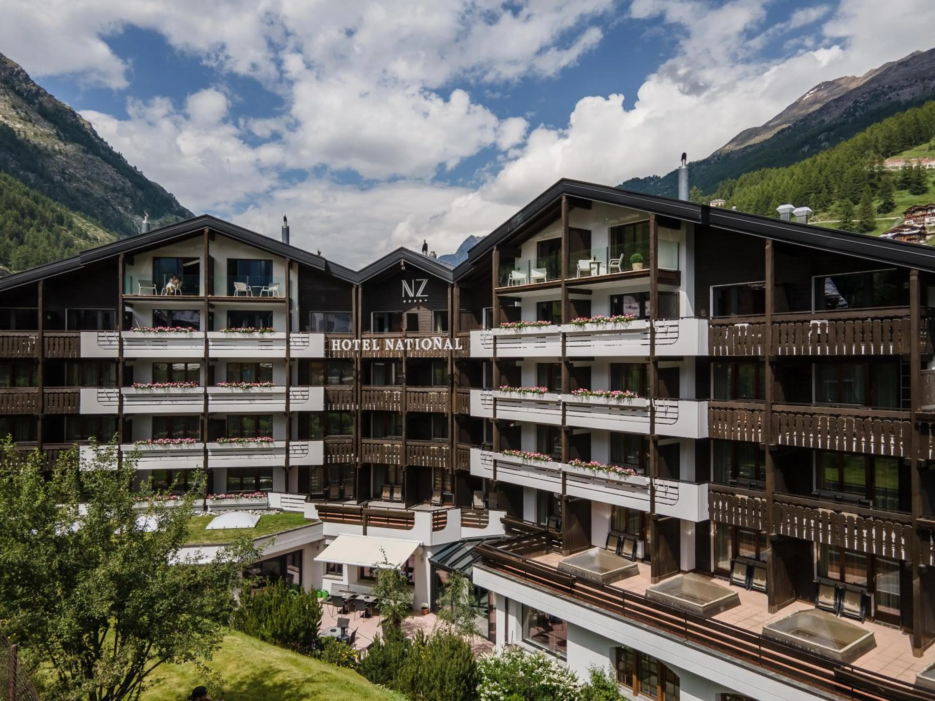 Facade/entrance in National Zermatt - Matterhorn Views, Sunnegga Gateway & SPA
