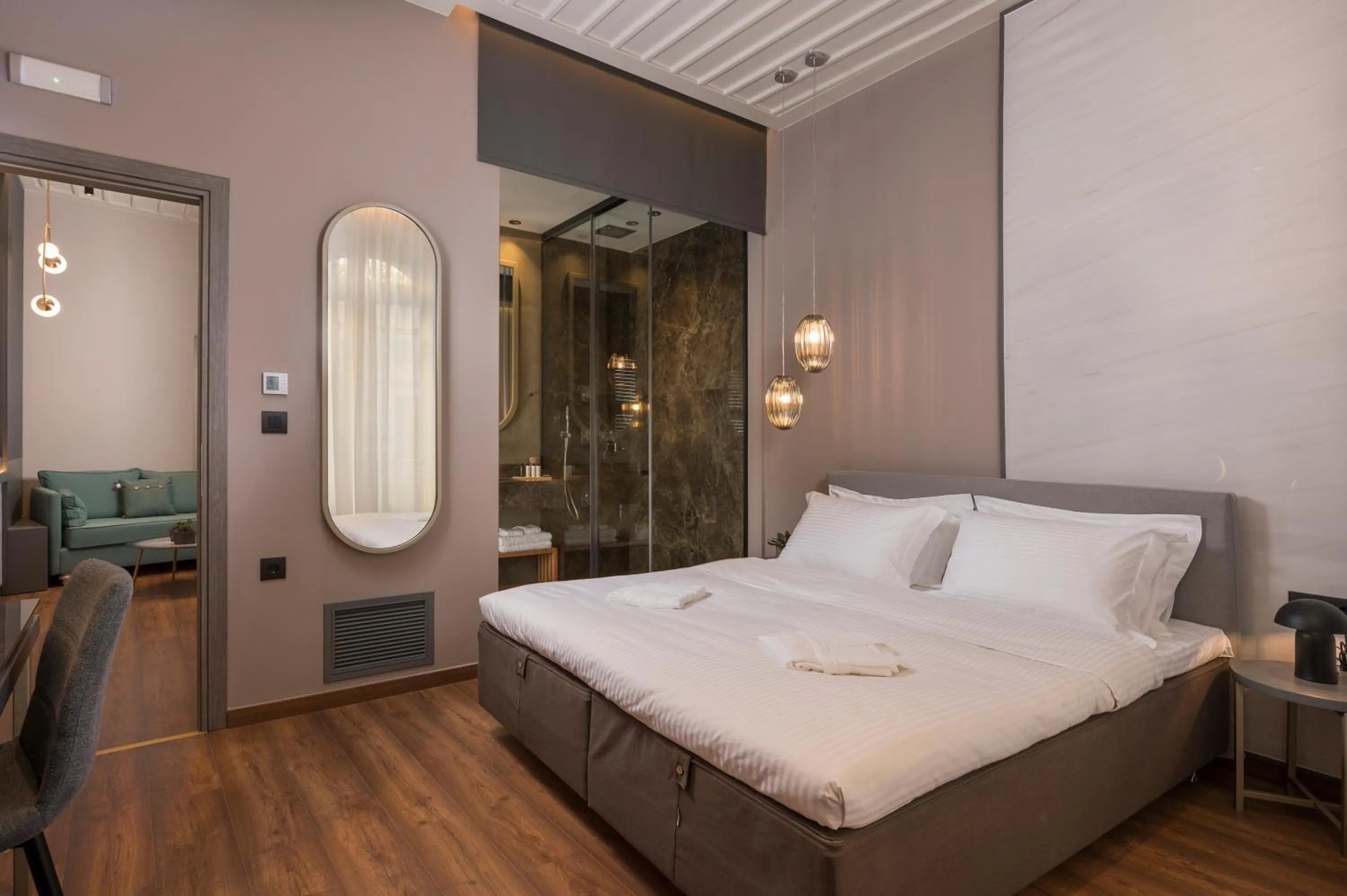 Bed in Veneri Boutique Suites