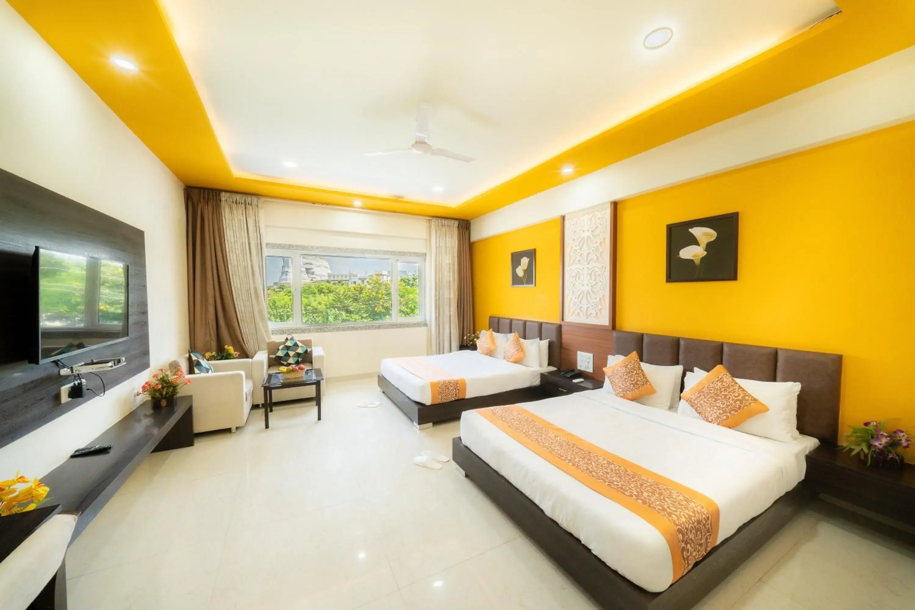 Superior Queen Room with Two Queen Beds in The Sky Imperial- Hotel Gopal Darshan Superior Queen Room with Two Queen Beds in The Sky Imperial- Hotel Gopal Darshan