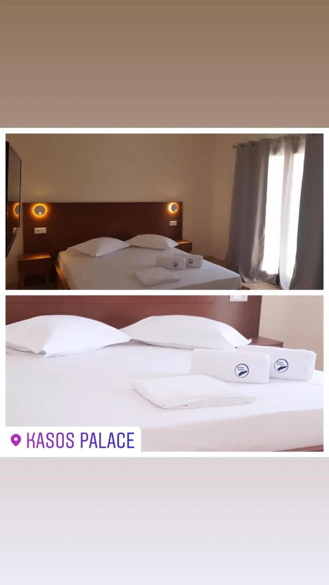 Bed in Kasos Palace