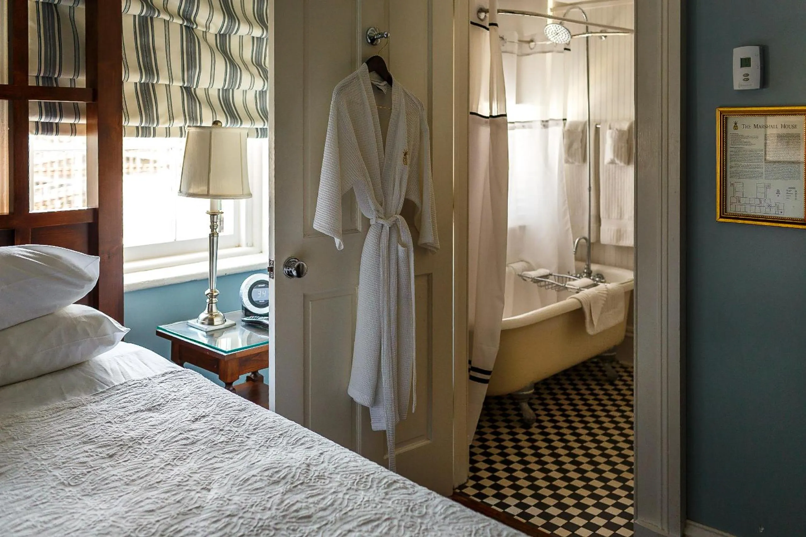 Bed in The Marshall House, Historic Inns of Savannah Collection