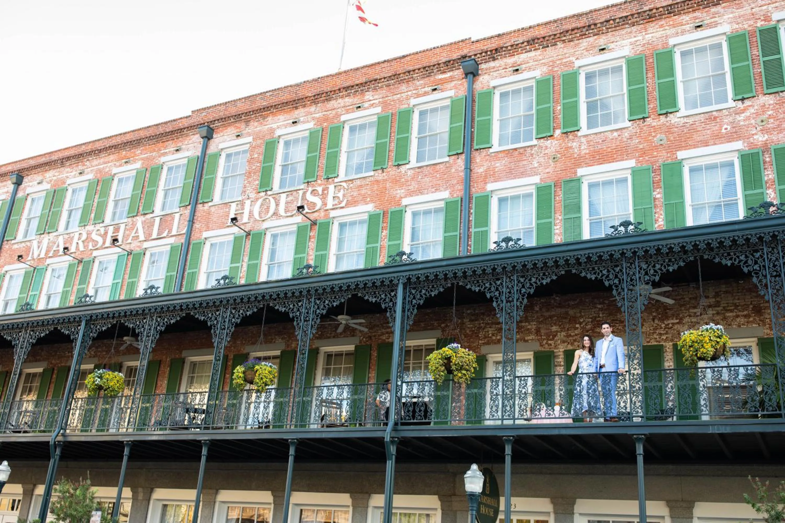 Facade/entrance in The Marshall House, Historic Inns of Savannah Collection