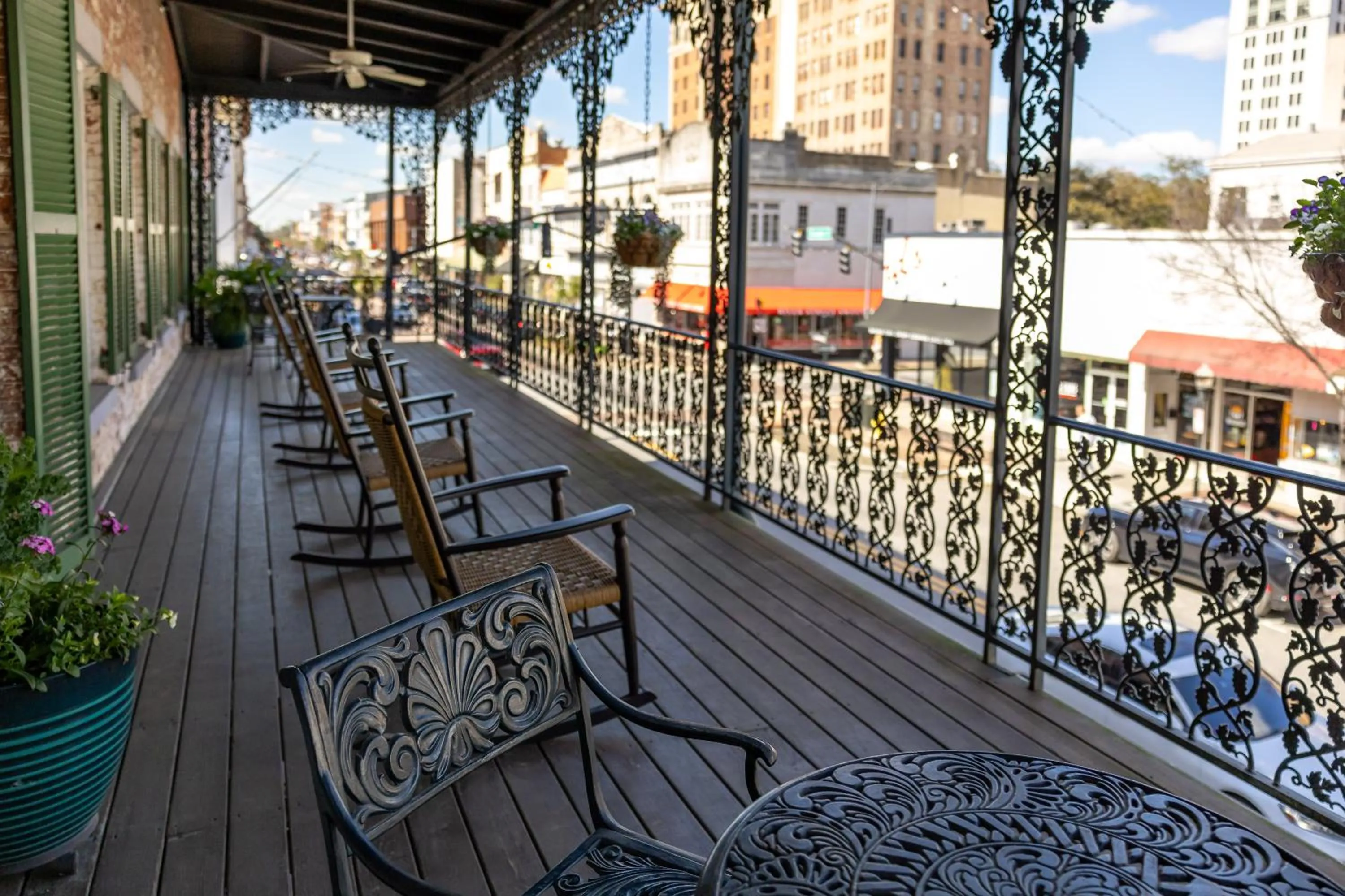 Balcony/Terrace in The Marshall House, Historic Inns of Savannah Collection