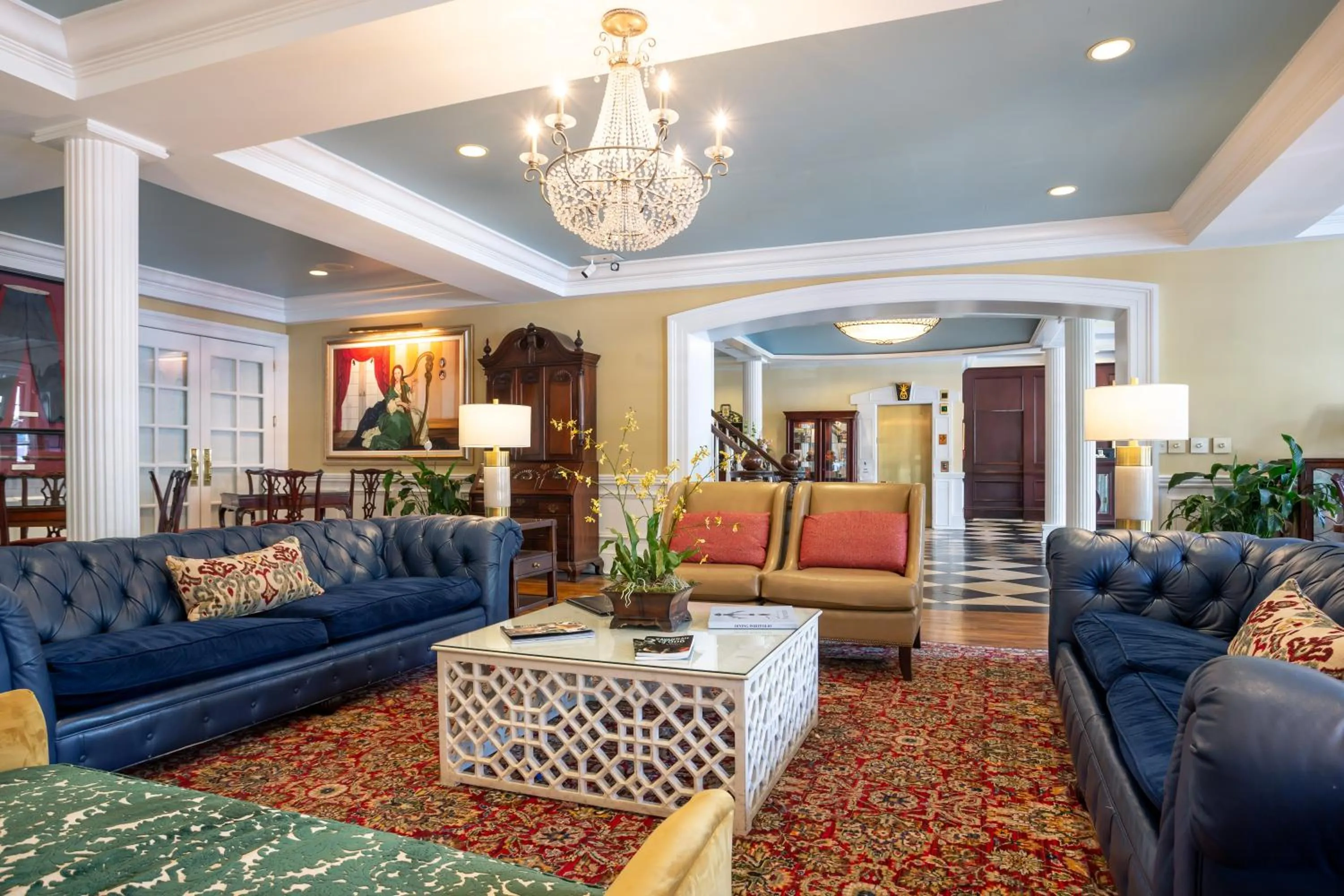 Library in The Marshall House, Historic Inns of Savannah Collection