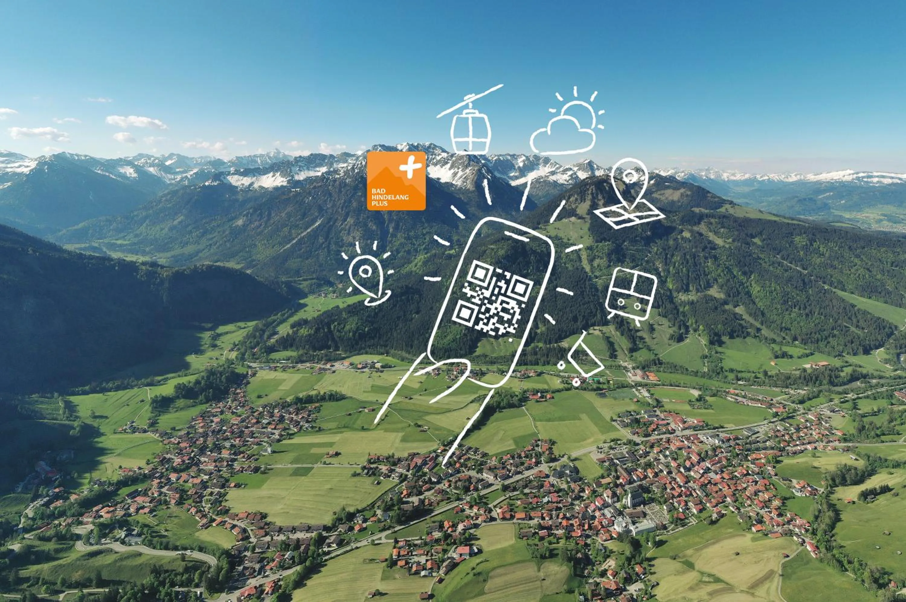 Bird's eye view in Alpenhotel Sonneck - mit Bergbahnticket